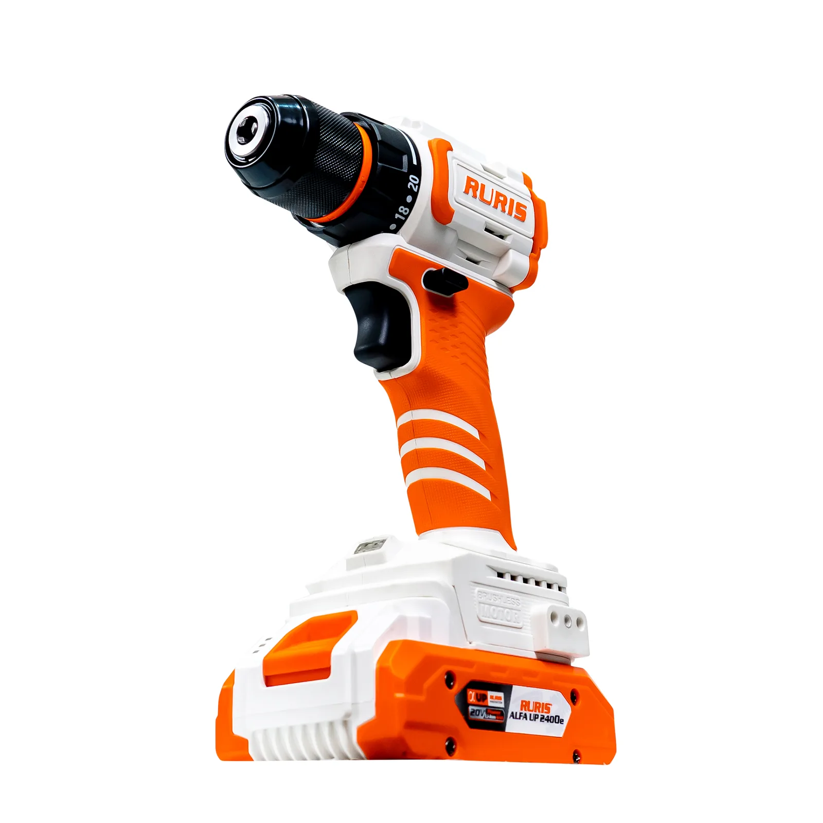 Masina de gaurit/insurubat pe acumulator RURIS RMX1240, mandrina 0-10mm, fara acumulator in setul de livrare