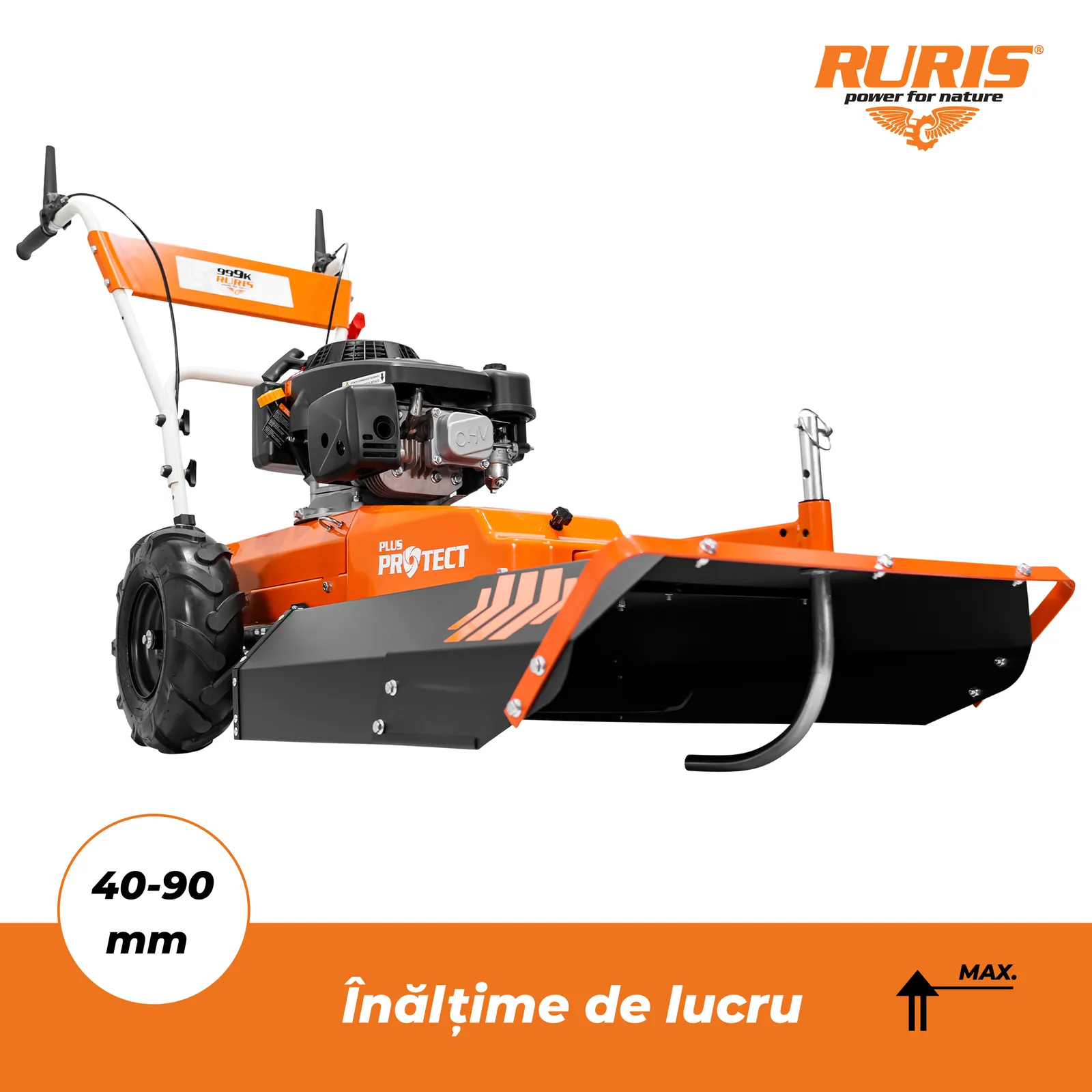 Motocositoare profesionala cu functie de mulcire RURIS 999k