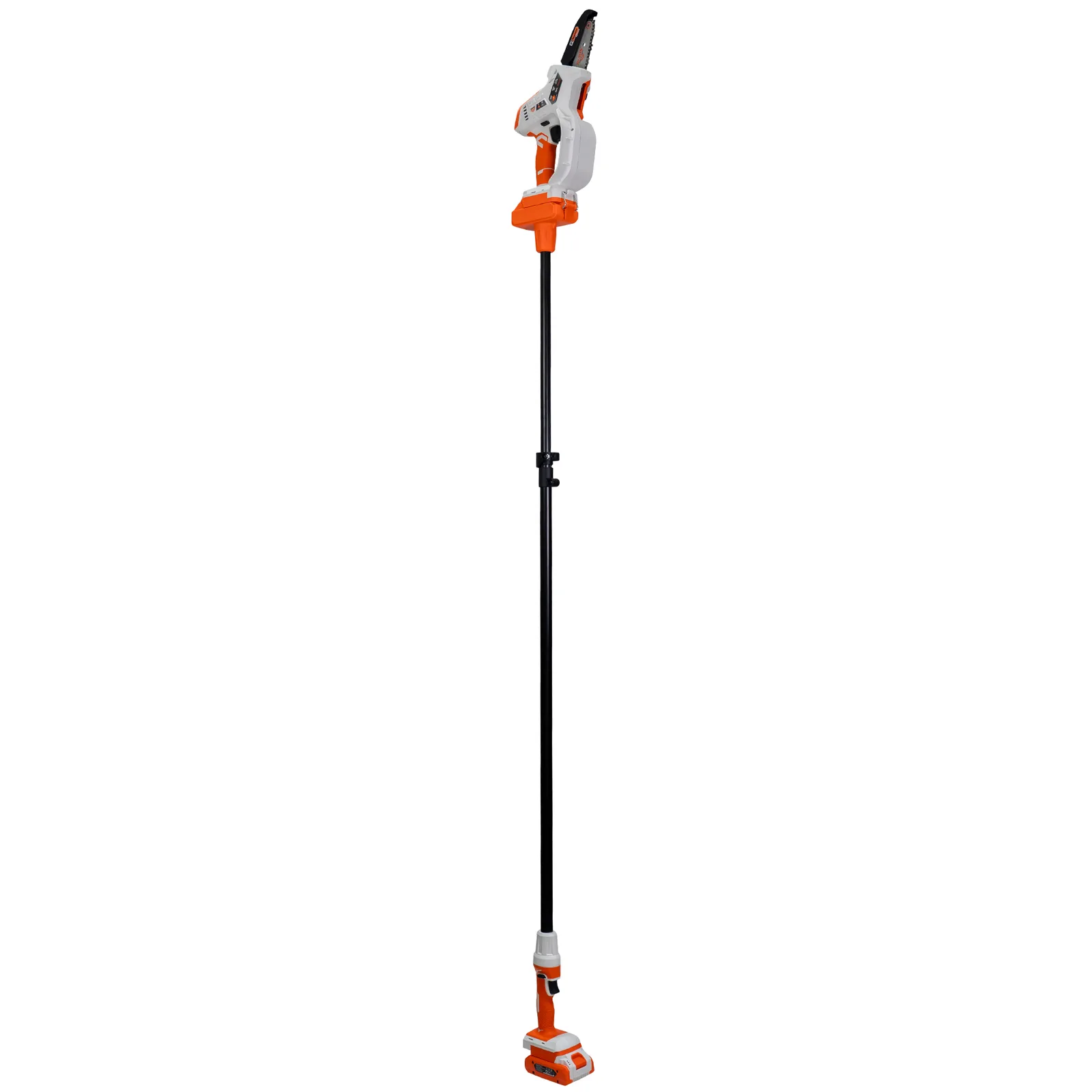 Electroferastrau telescopic pe acumulator RURIS 1424e Power Alfa Up, 20V, sina 10cm, lant 3/8” 1.3mm, brat telescopic 129-170cm, include acumulator 2400e X-Charge