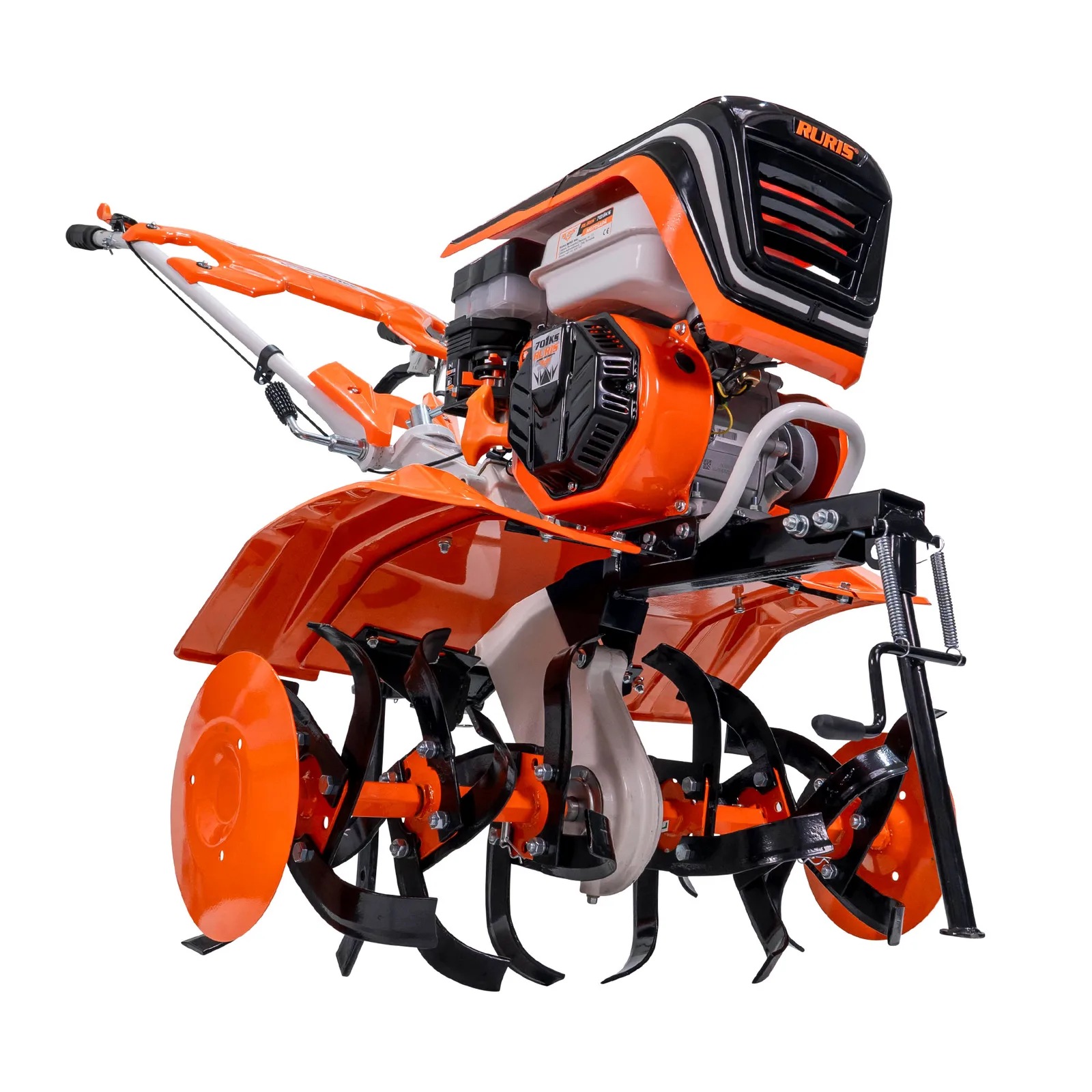 Motosapa RURIS 701ks + roti cauciuc 4.00-8+plug reversibil rev1+roti metalice 400 fara manicot