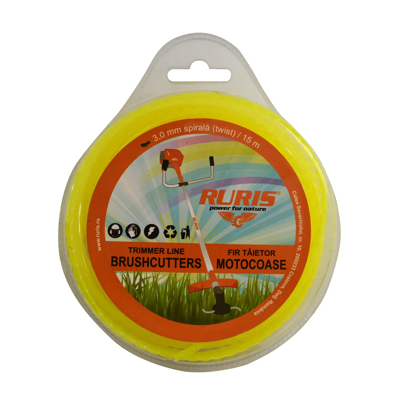 Fir trimmer 3.0mm {spirala} 15m