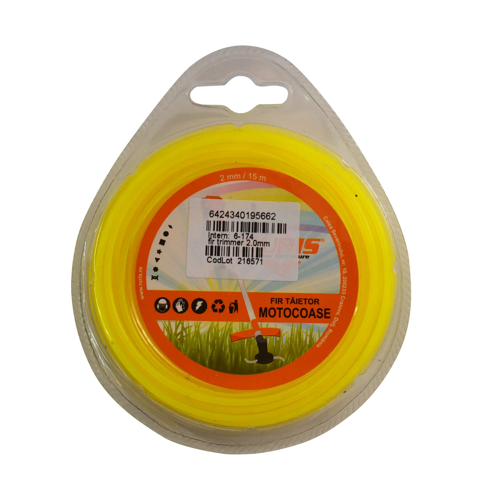 Fir trimmer 2.0mm {rotund} 15m