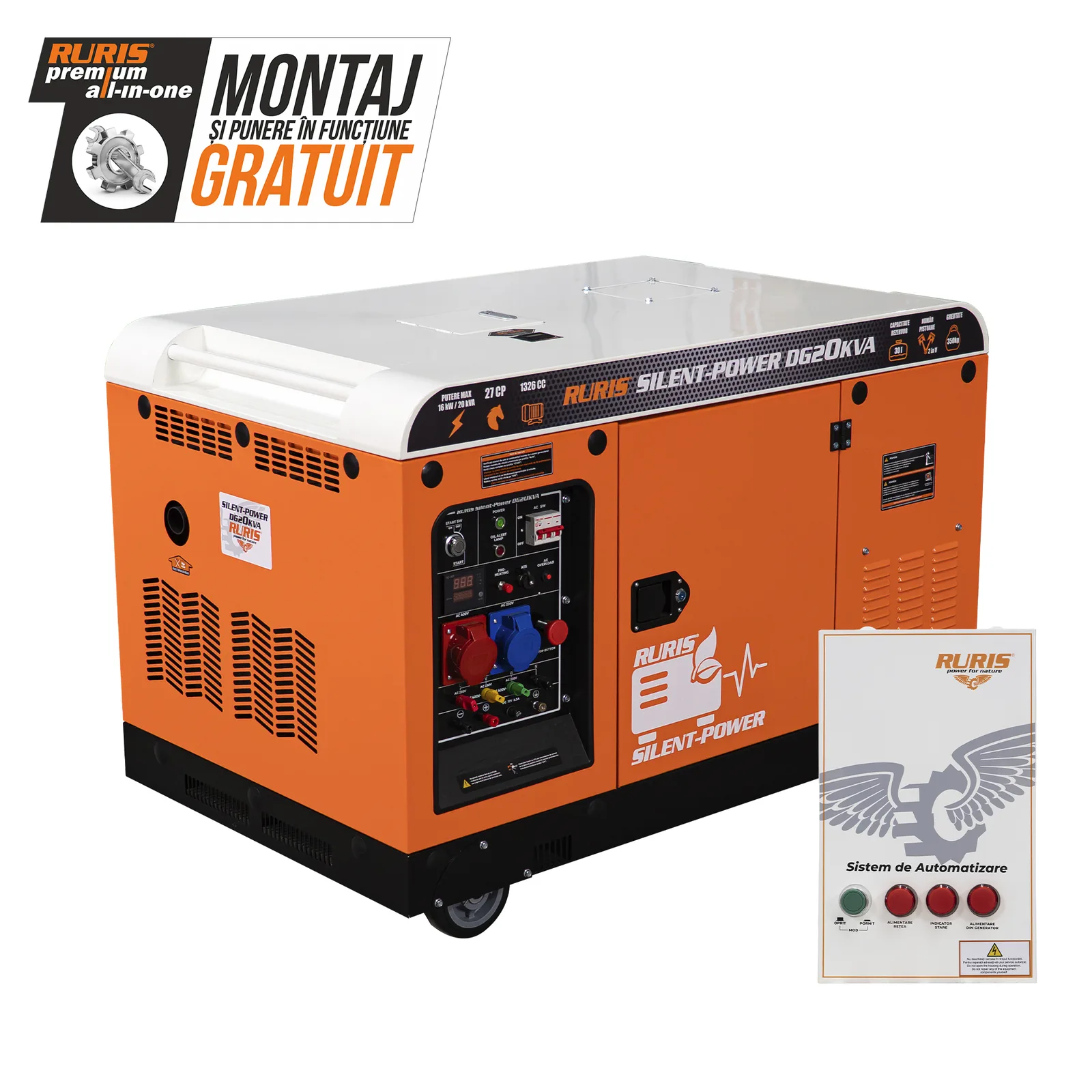Generator RURIS Silent-Power DG20KVA