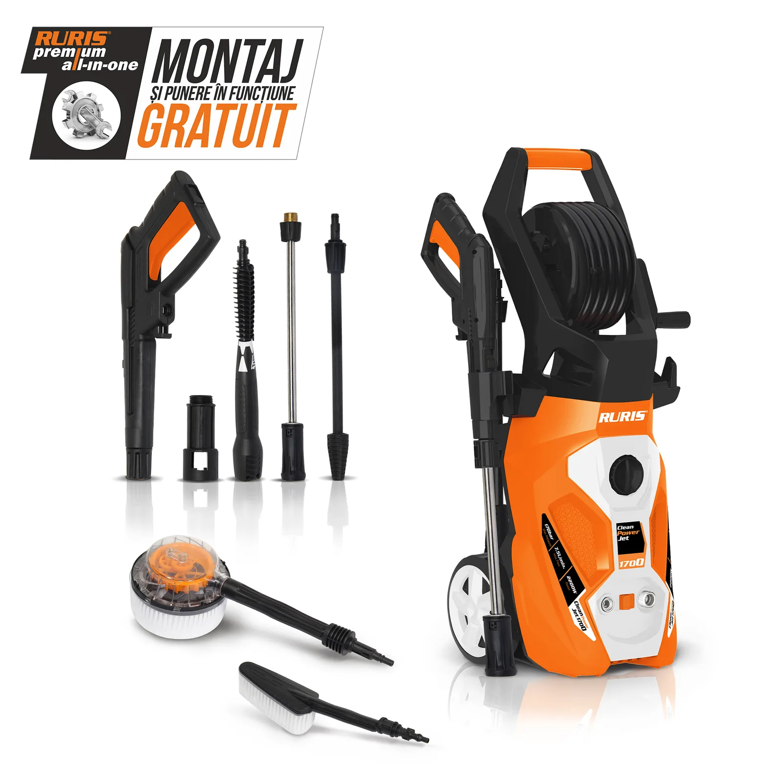 Spalator cu presiune RURIS cleanpowerjet1700