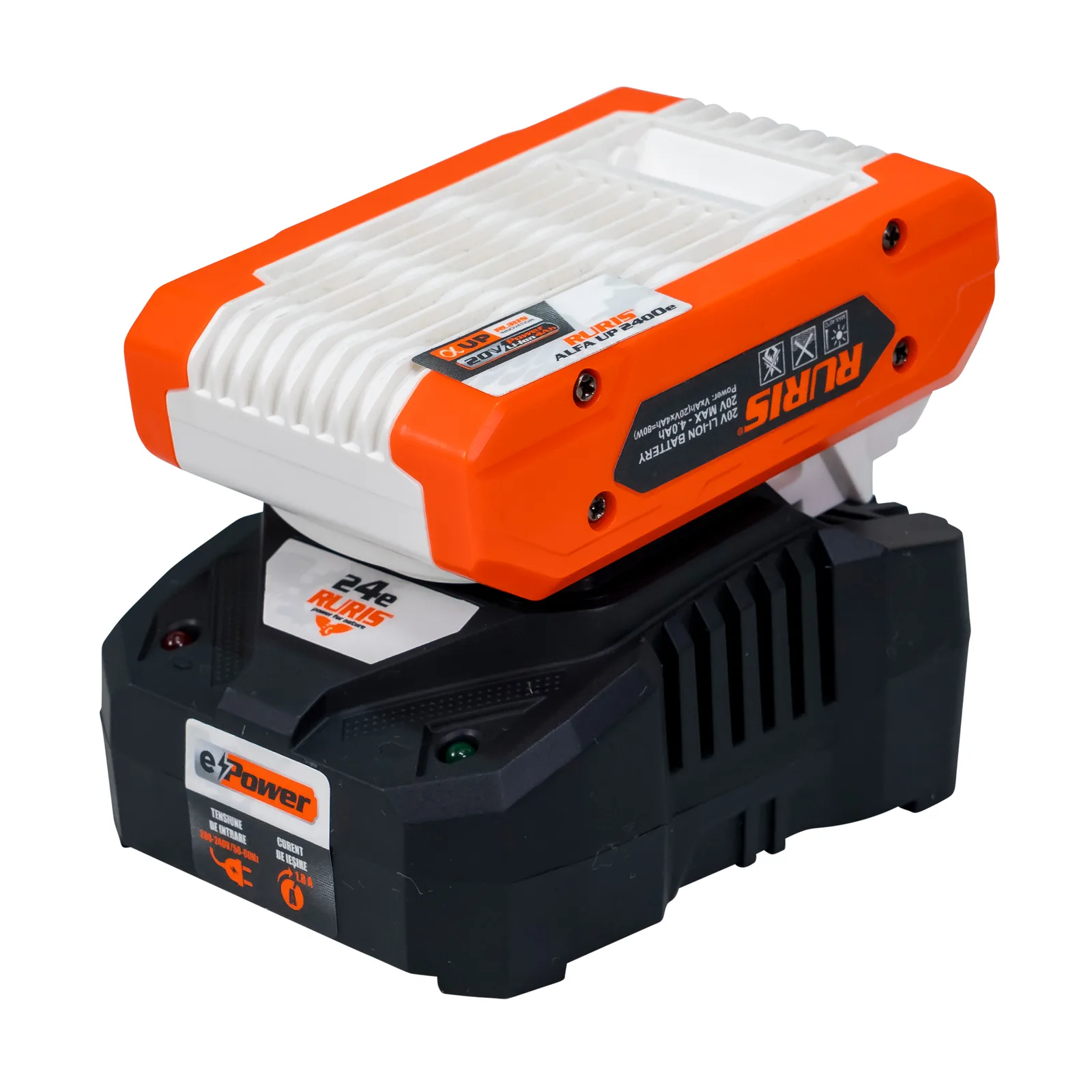 Kit acumulator+incarcator RURIS alfa up 2424e