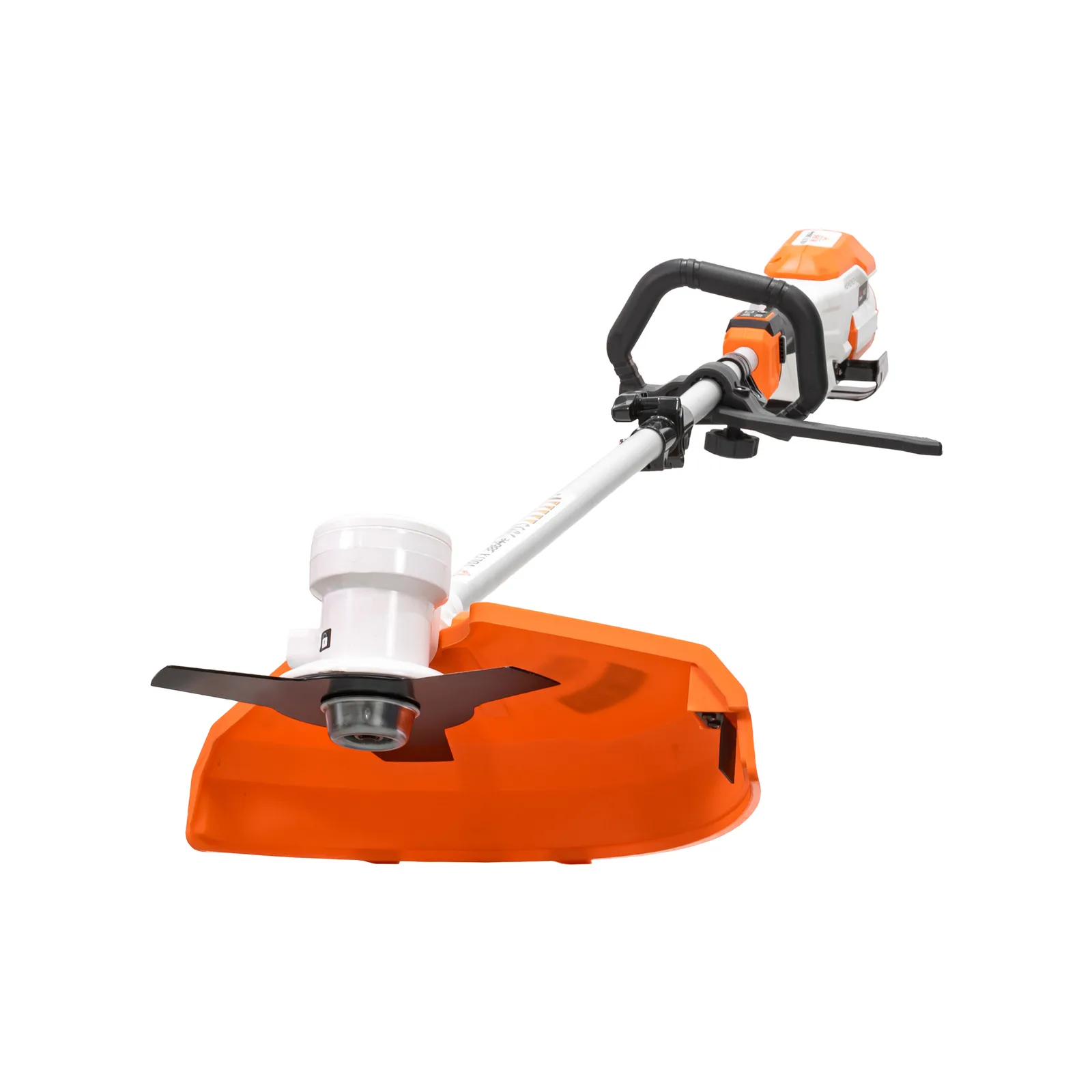 Motocoasa de umar pe acumulator RURIS VoltX 3864e, 60V, diametru taiere 420mm (fir) / 350mm (cutit), fara acumulator si incarcator in setul de livrare