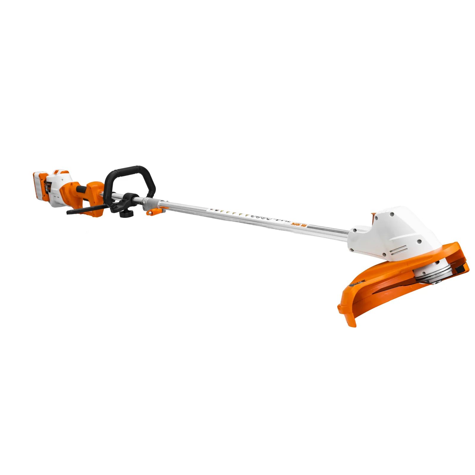 Motocoasa de umar pe acumulator RURIS 3144e, 2x20V, diametru taiere 300mm (fir) / 255mm (cutit), include 2 acumulatori 2400e X-Charge