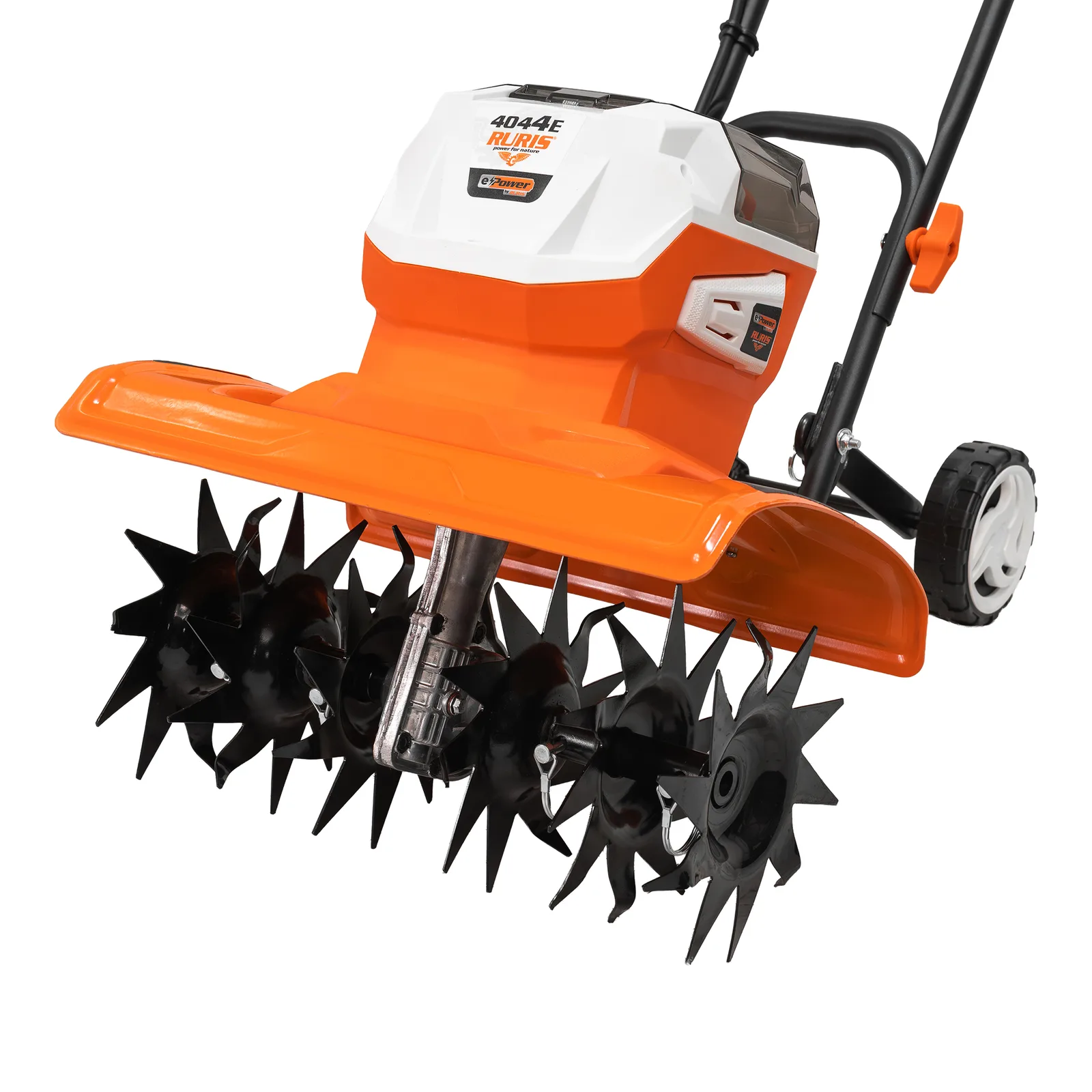 Motosapa pe acumulator RURIS 4044e, 2x20V, latime lucru 300mm, adancime lucru 200mm, fara acumulatori si incarcator in setul de livrare