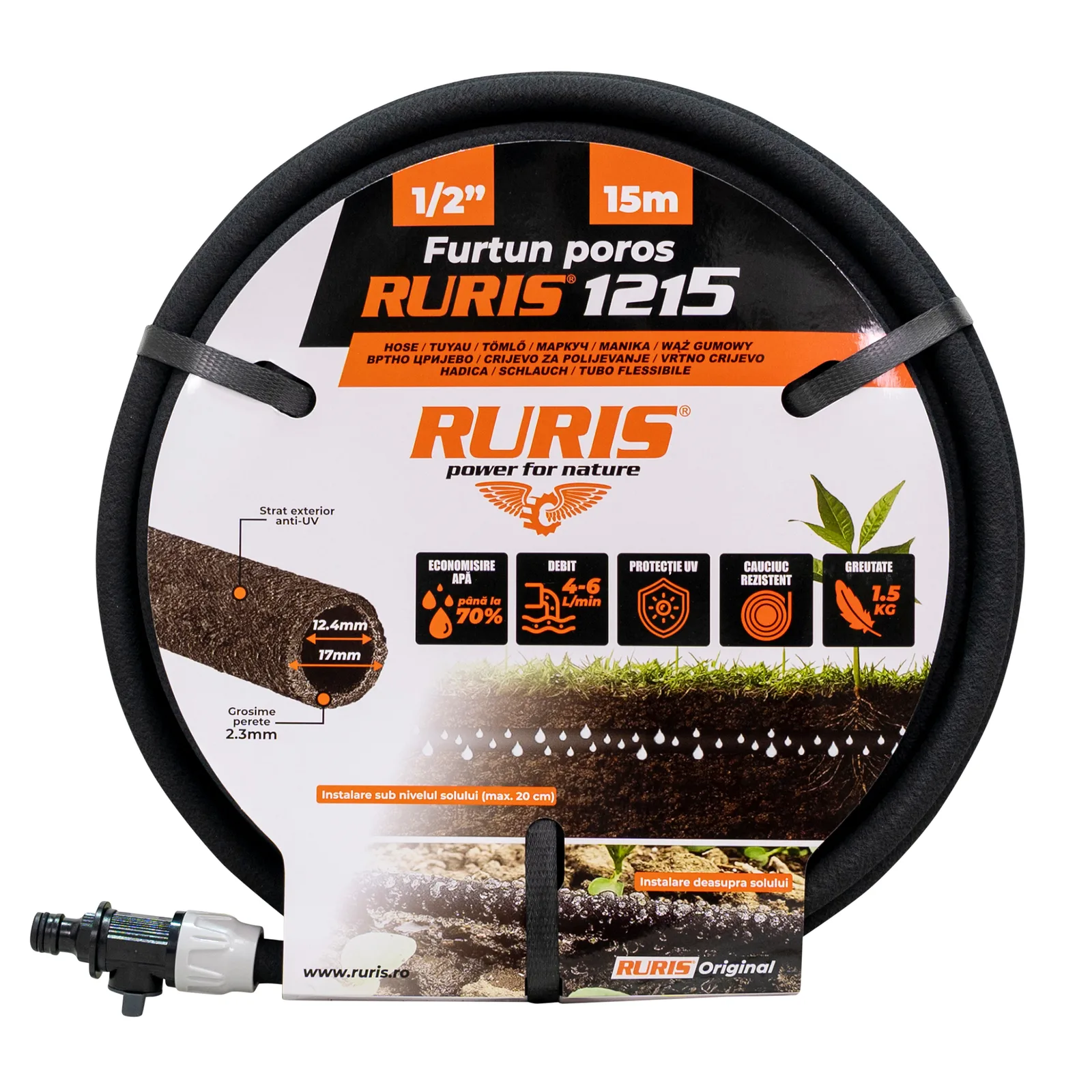 Furtun poros RURIS 1215