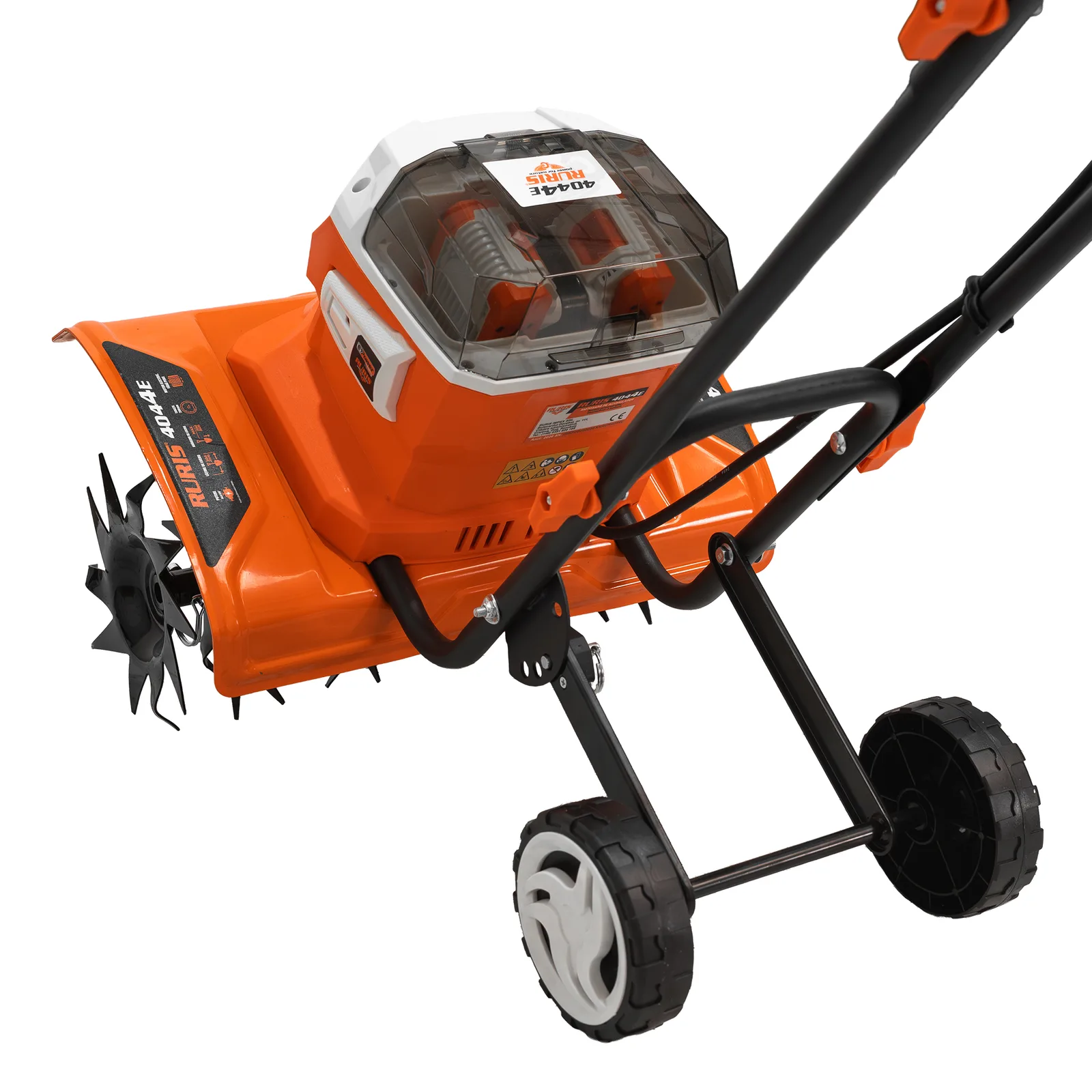 Motosapa pe acumulator RURIS 4044e, 2x20V, latime lucru 300mm, adancime lucru 200mm, include 2 acumulatori 2400e X-Charge