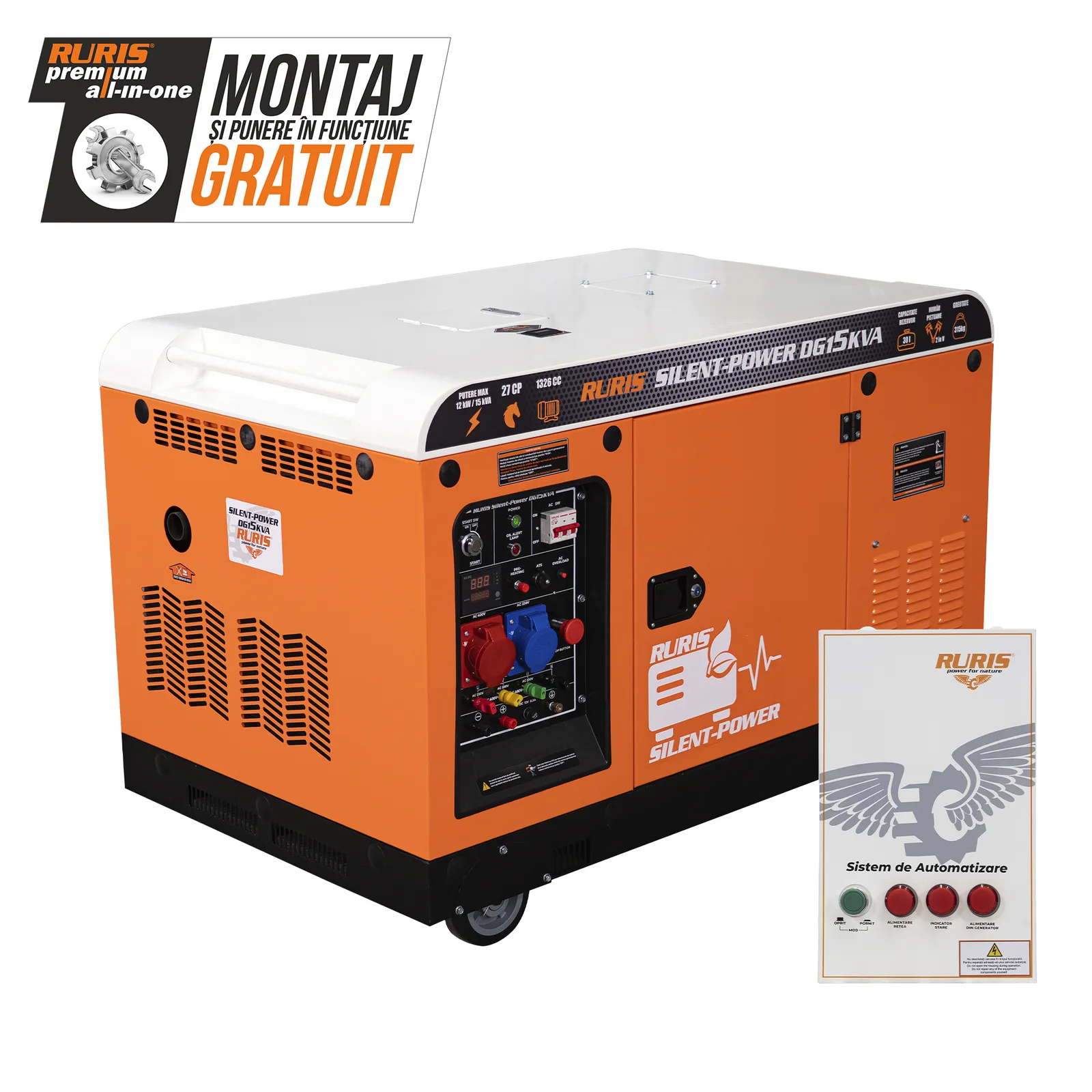 Generator RURIS Silent-Power DG15KVA