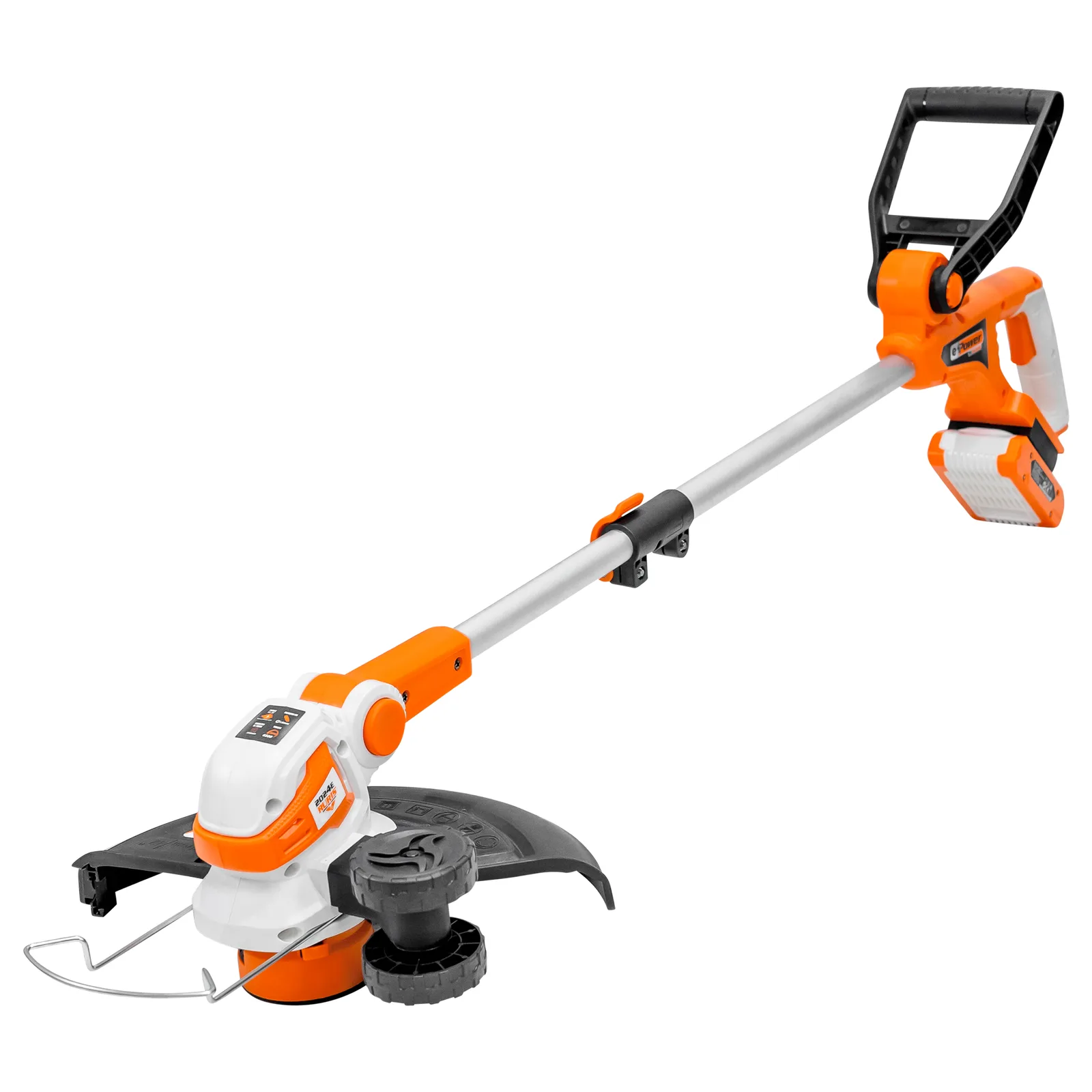 Trimmer pe acumulator RURIS 2024e, 20V, 4Ah, diametru taiere 300mm, diametru fir 1.6mm, fara acumulator si incarcator in setul de livrare