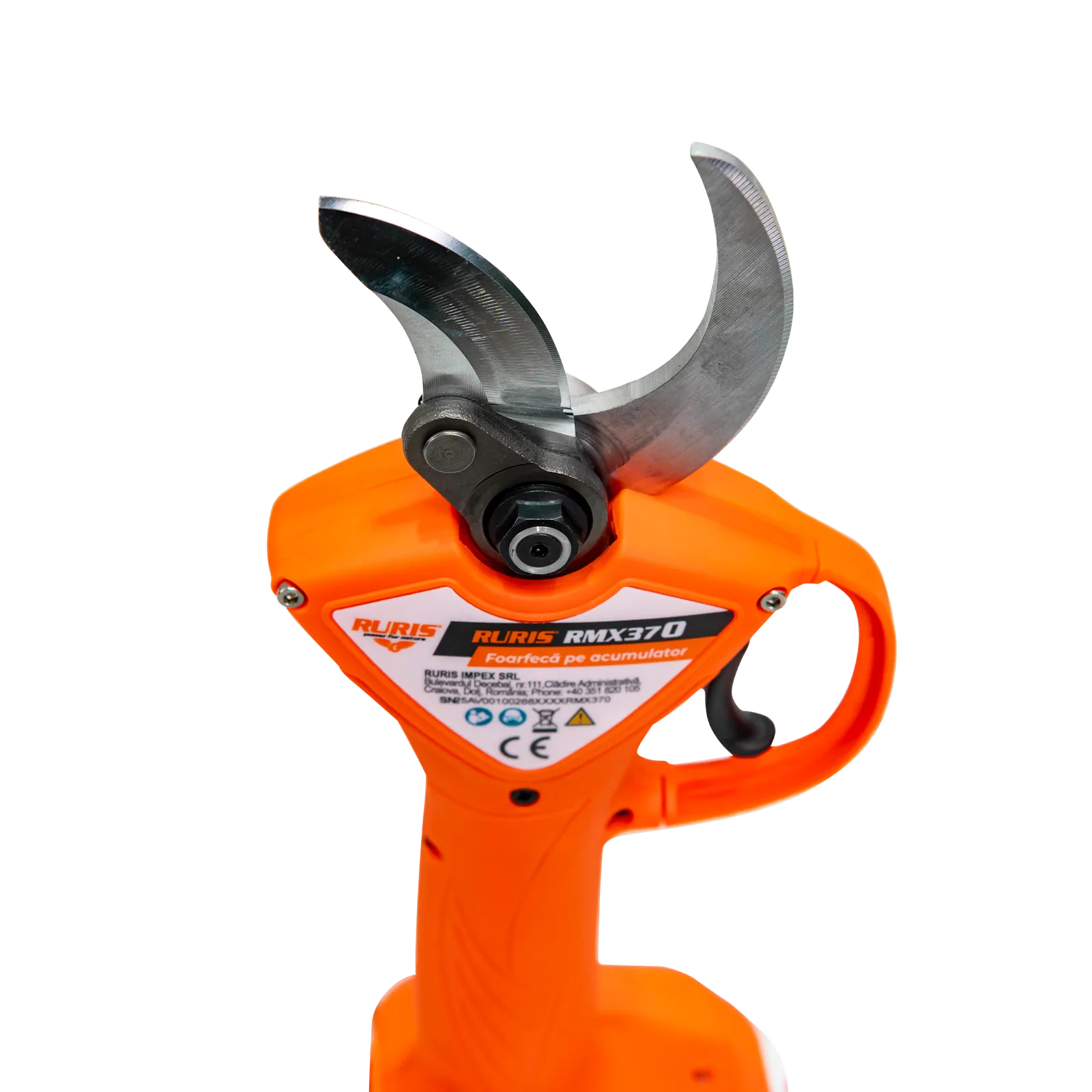 Foarfeca pe acumulator RURIS RMX370, 20V/4Ah, 1 acumulator inclus