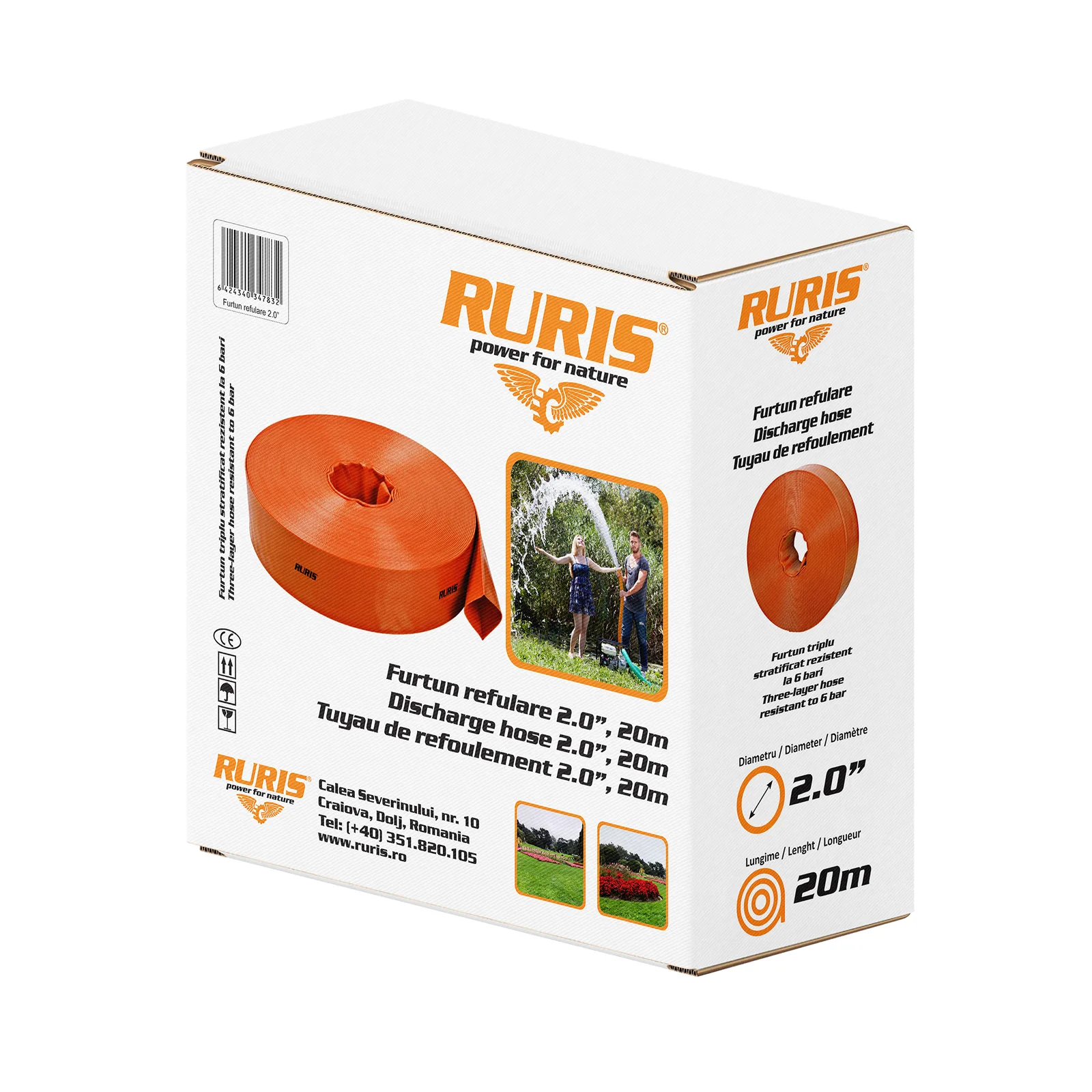 Furtun refulare 2.0″ 20m