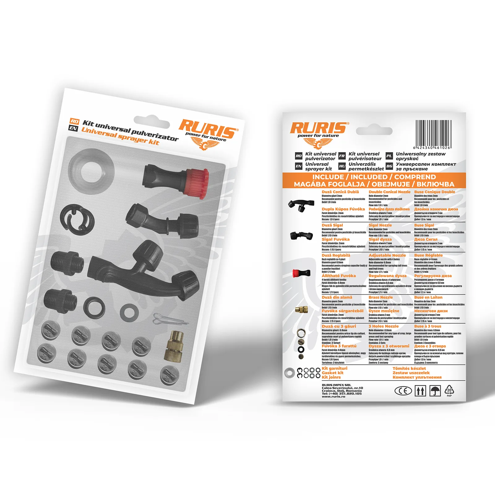 Kit universal pulverizator