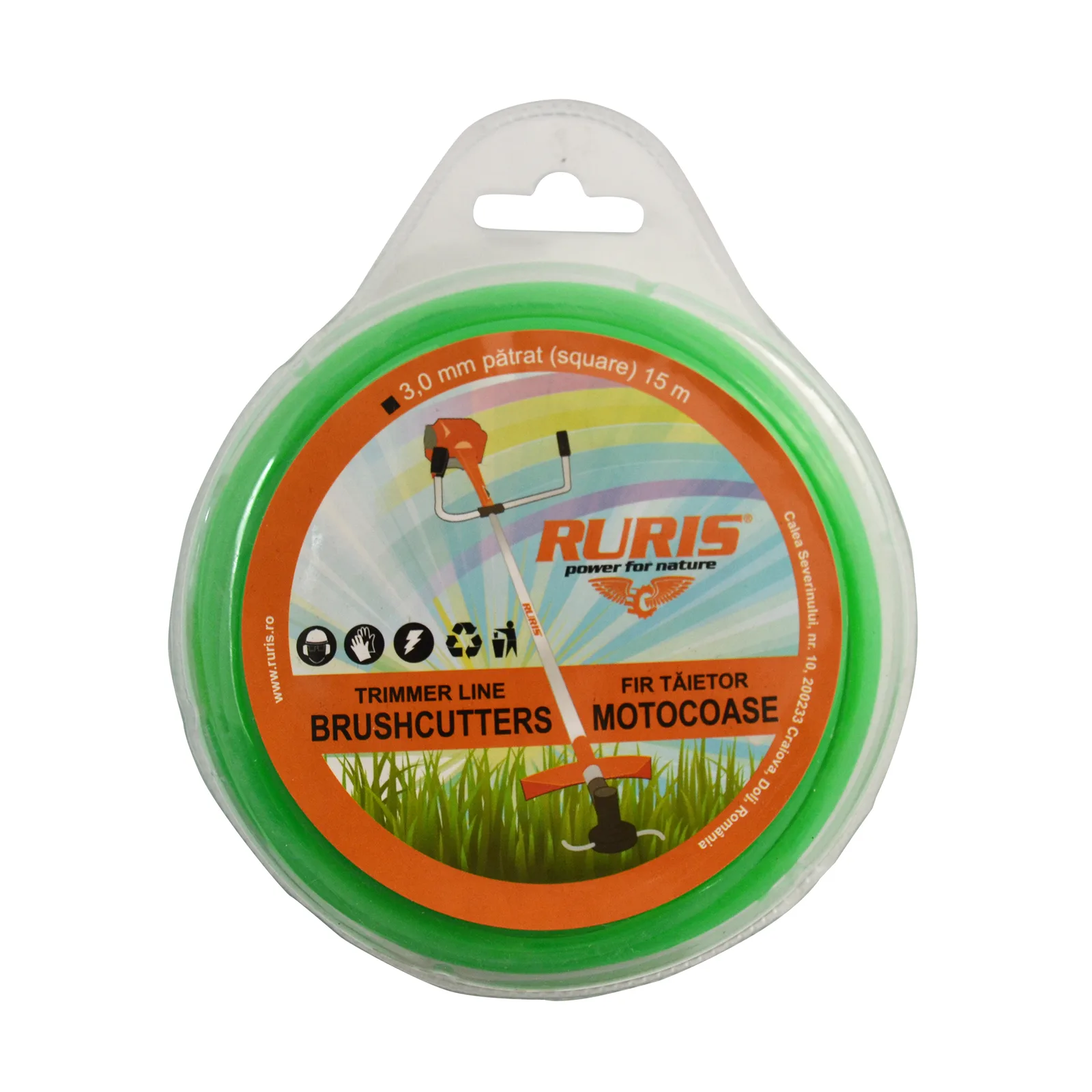 Fir trimmer 3.0mm {patrat} 15m