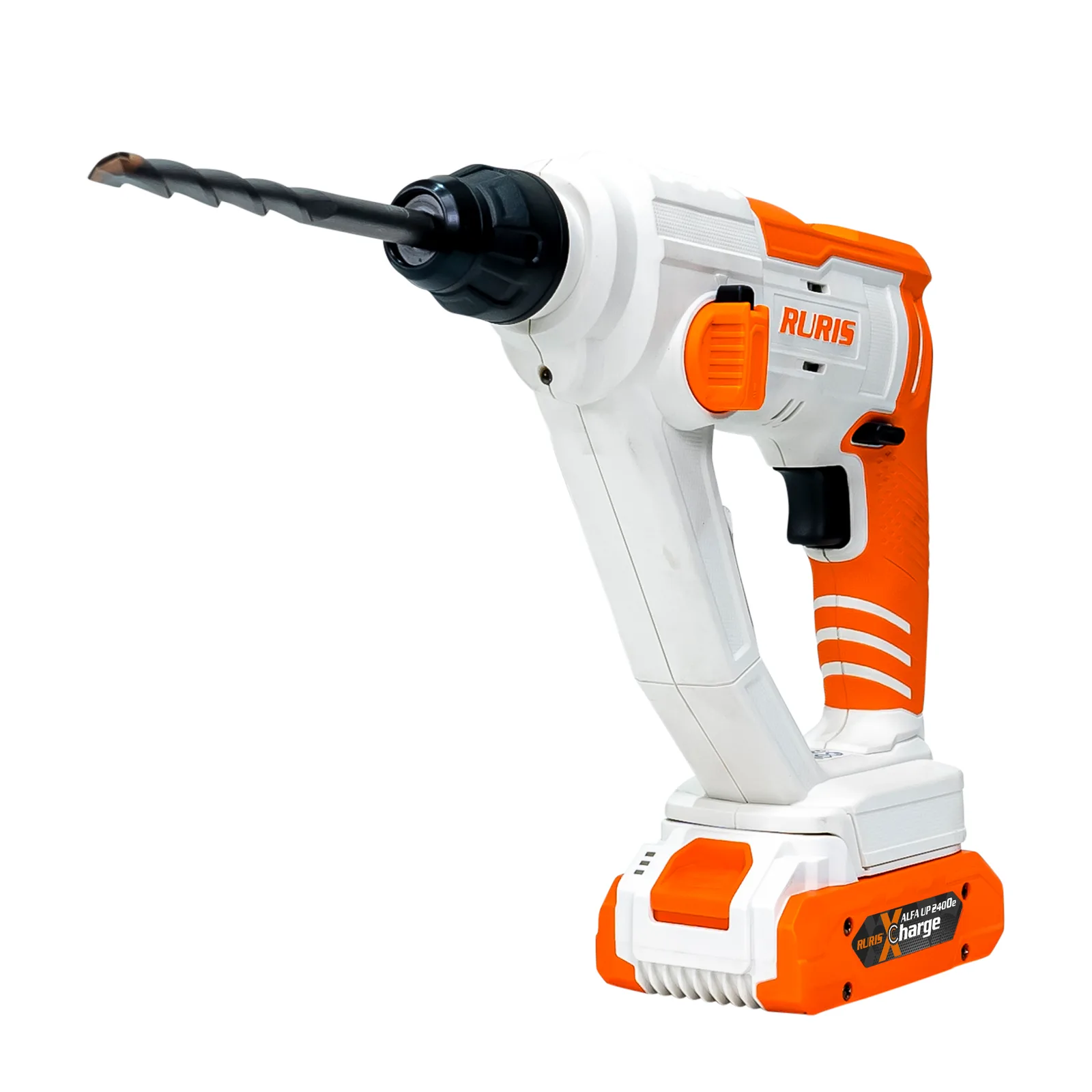 Ciocan rotopercutor pe acumulator RURIS RMX1210 Power Alfa Up, SDS Plus, include acumulator 2400e X-Charge