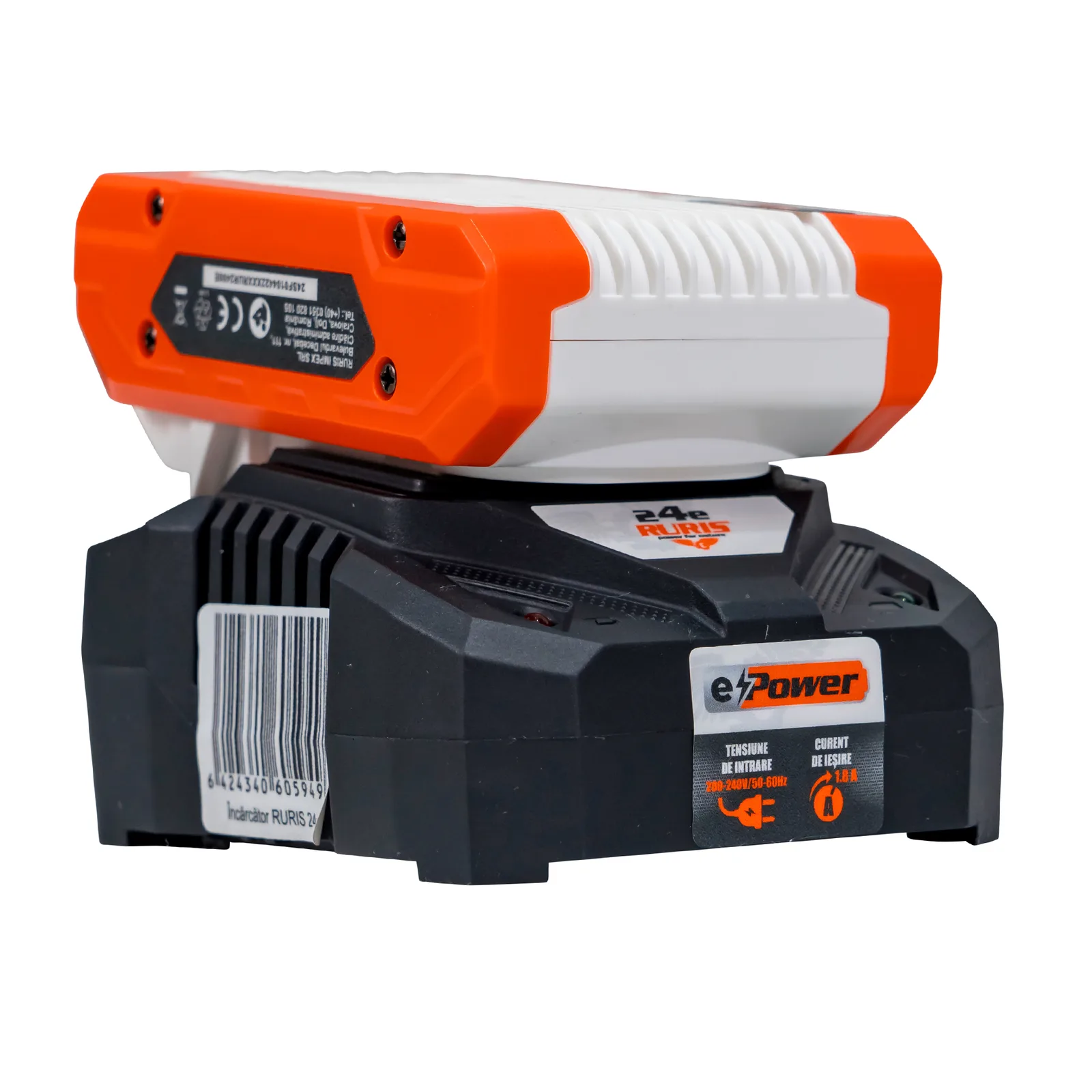 Kit acumulator+incarcator RURIS alfa up 2424e