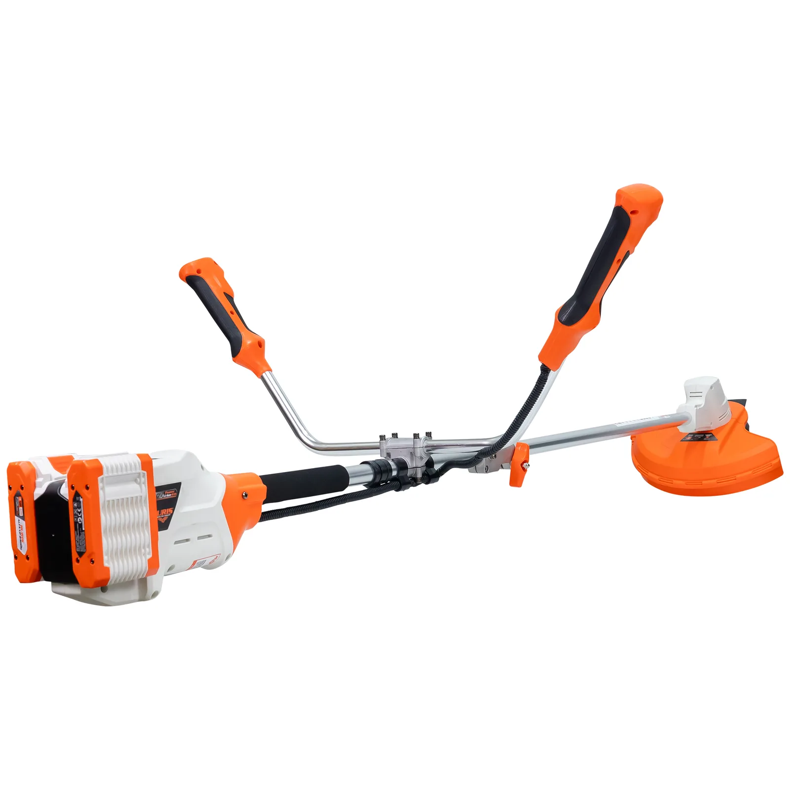 Motocoasa de umar pe acumulator RURIS 3044e Power Alfa Up, 2x20V, diametru taiere 300mm (fir) / 255mm (cutit), include 2 acumulatori 2400e X-Charge