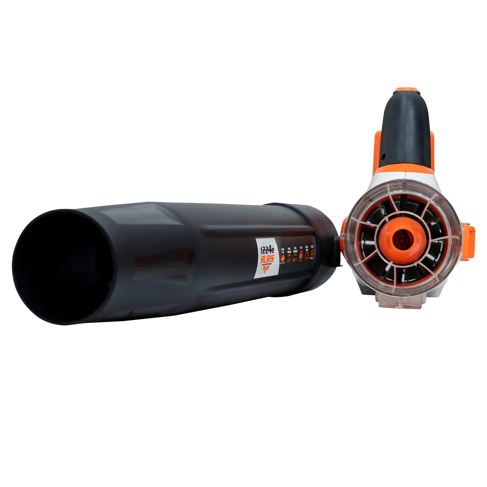 Suflanta pentru frunze pe acumulator RURIS 1224e, 20 V, 4 Ah, viteza aer 40 m/s, volum aer 570 mc/h, fara acumulator si incarcator in setul de livrare