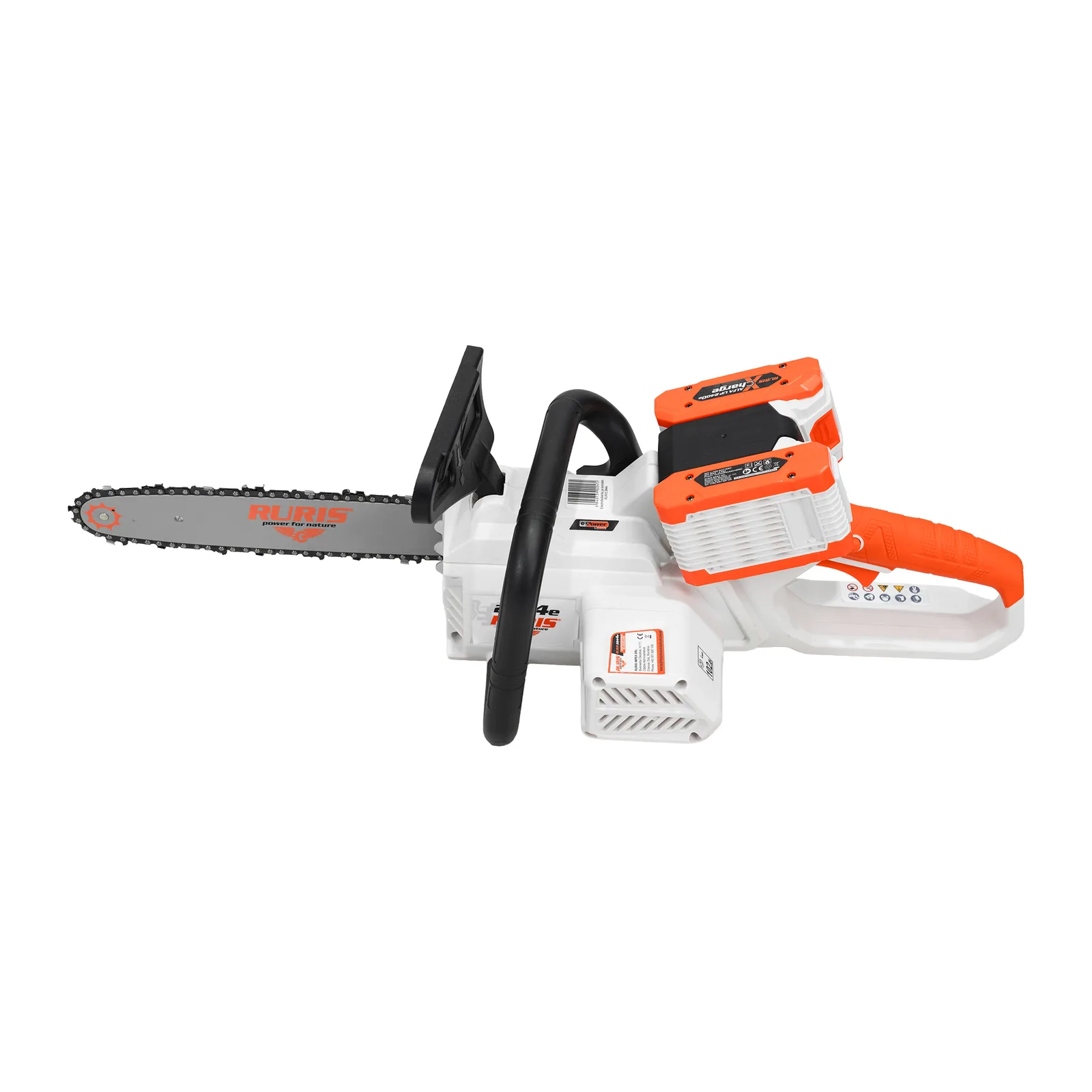 Electroferastrau pe acumulator RURIS 2844e, 2x20V, sina 300mm, greutate 3,8kg, include 2 acumulatori 2400e X-Charge
