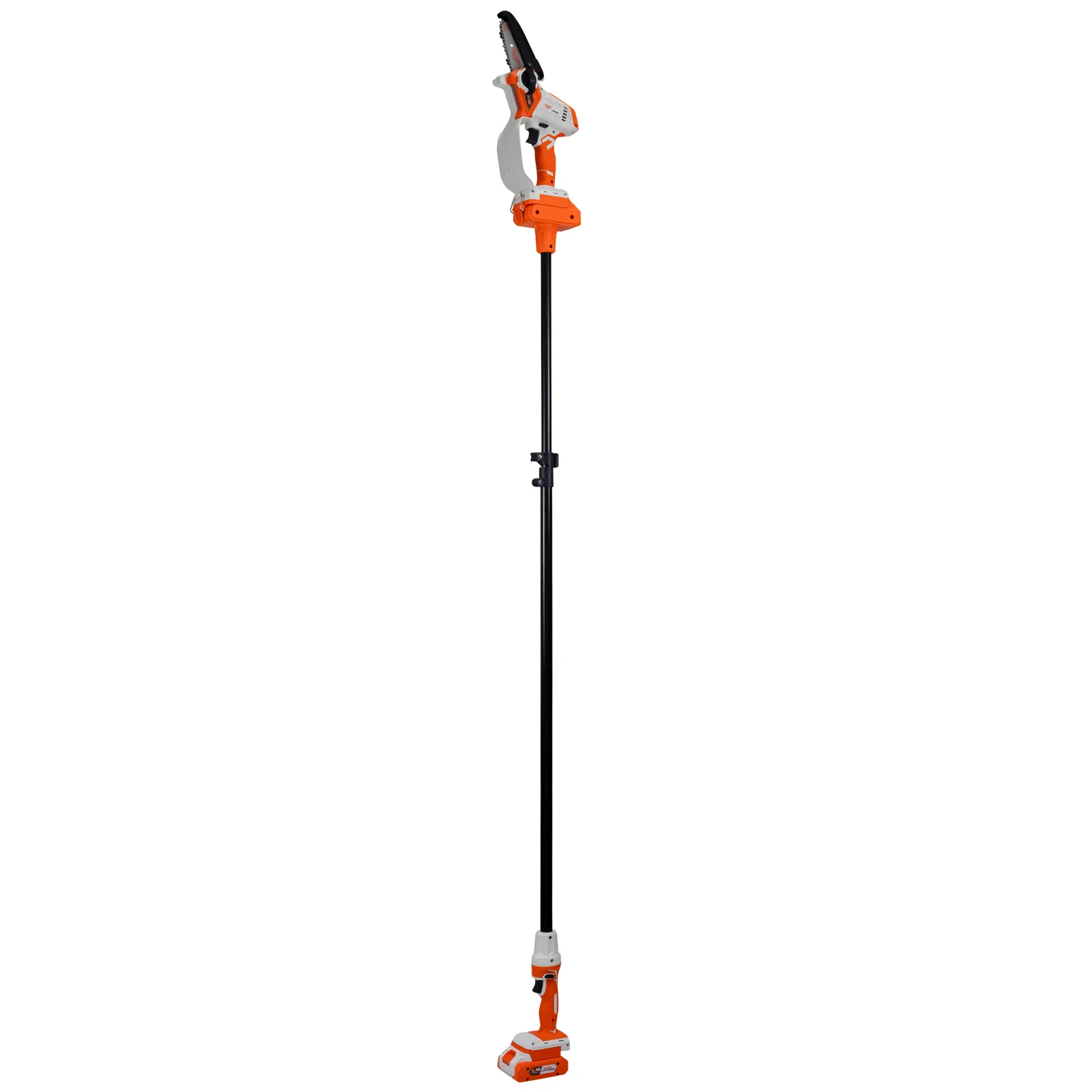 Electroferastrau telescopic pe acumulator RURIS 1424e Power Alfa Up, 20V, sina 10cm, lant 3/8” 1.3mm, brat telescopic 129-170cm, include acumulator 2400e X-Charge