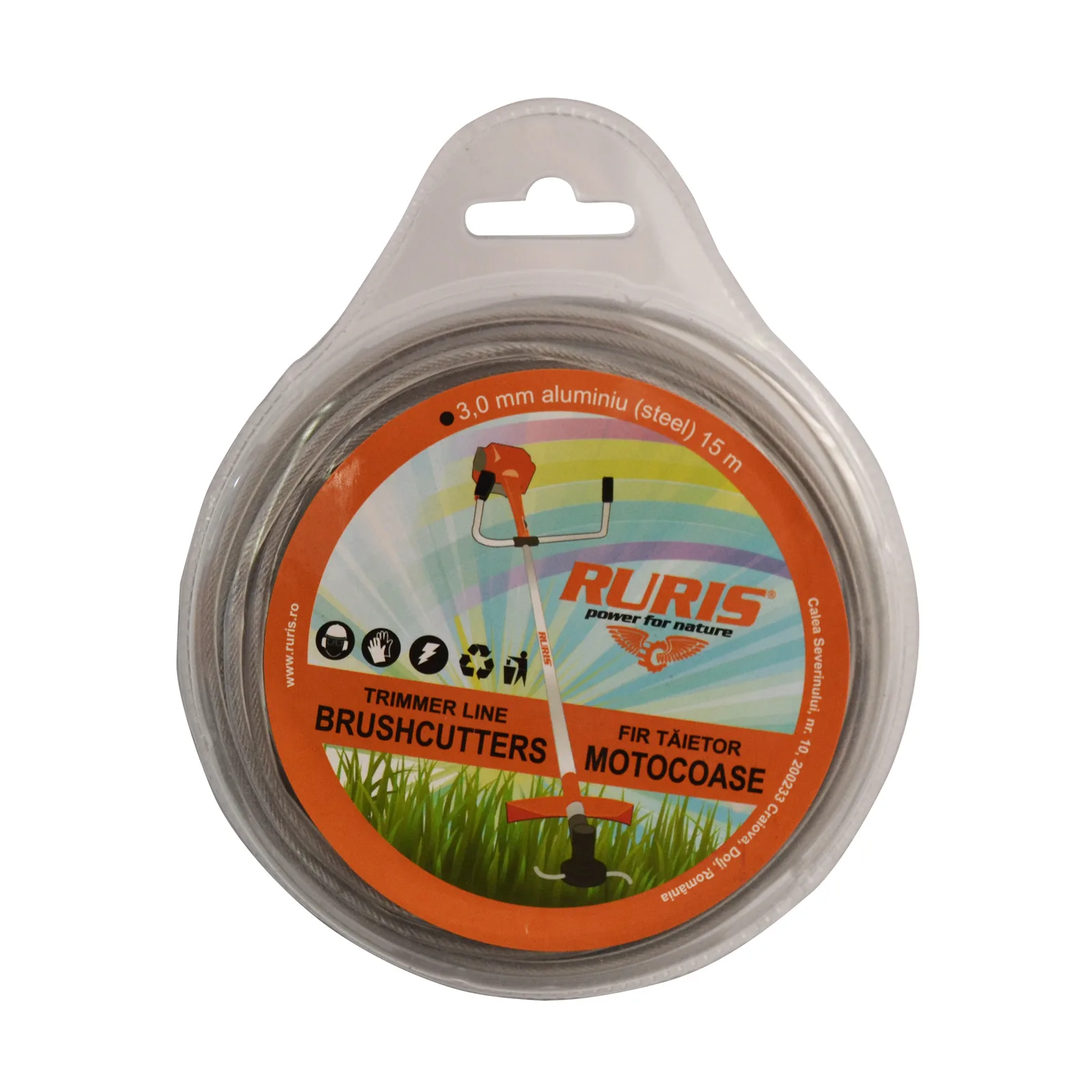 Fir trimmer 3.0mm {aluminiu} 15m
