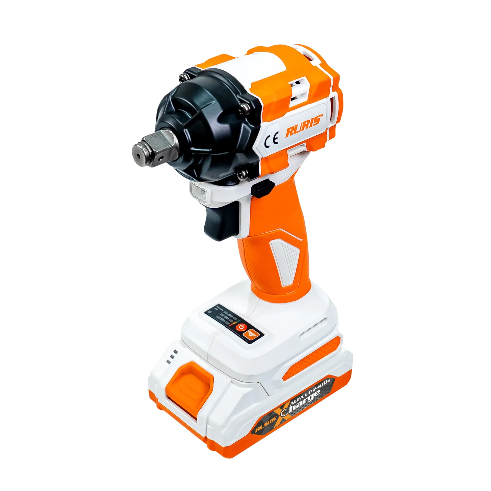 Masina de insurubat cu impact pe acumulator RURIS RMX3500 Power Alfa Up, cuplu 350Nm, include acumulator 2400e X-Charge