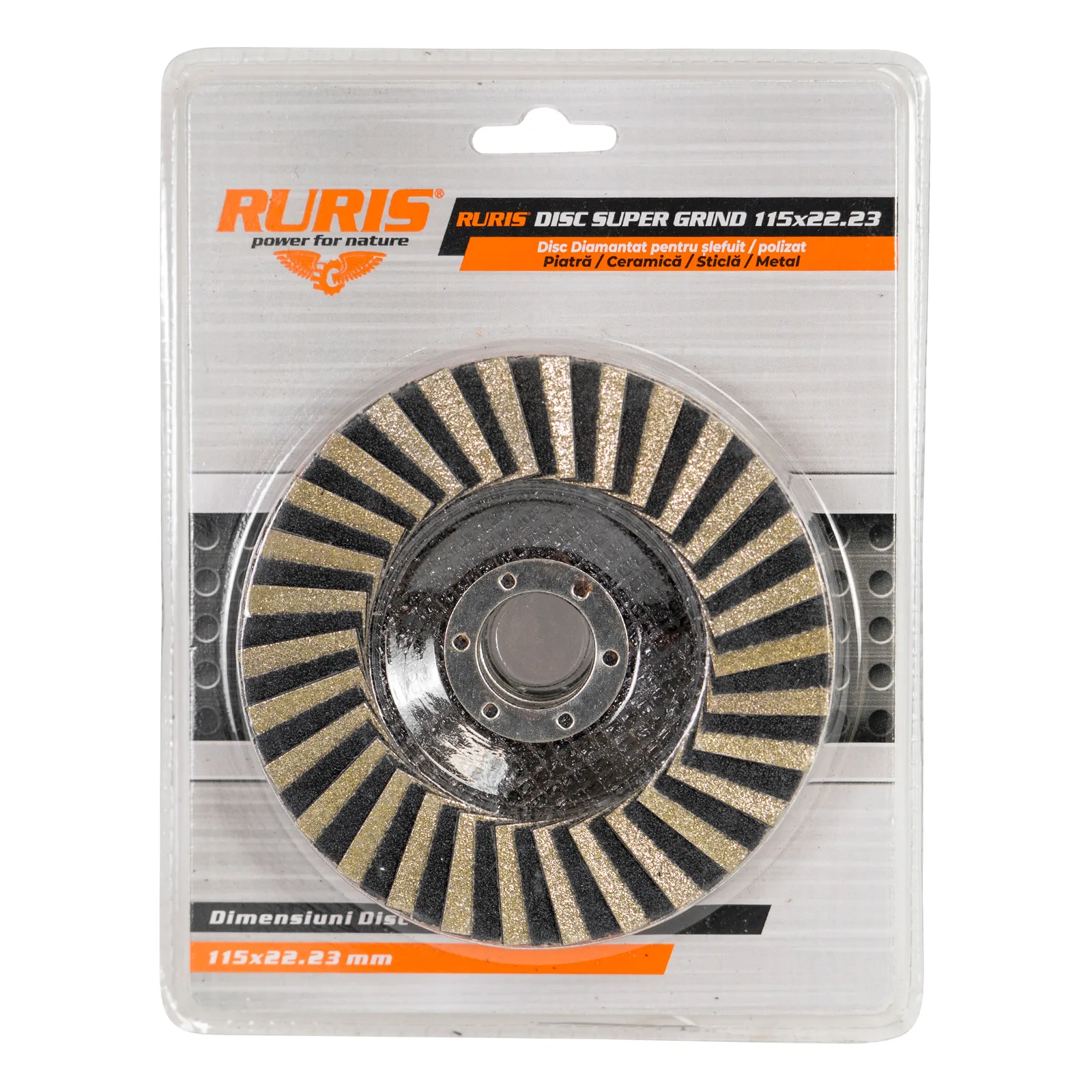 Set disc diamantat pentru slefuire RURIS super grind 115×22.23