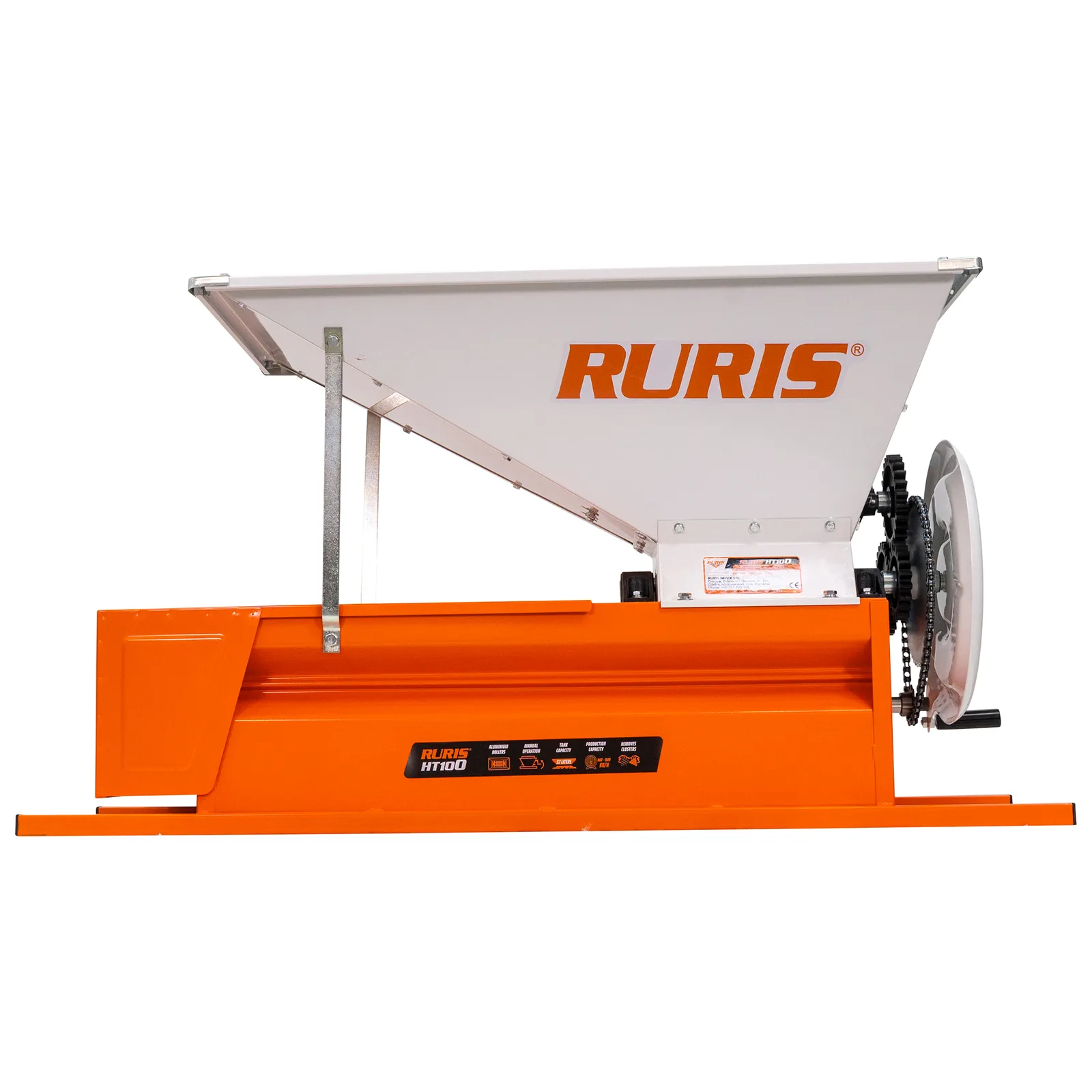 Zdrobitor manual cu desciorchinare RURIS HT100