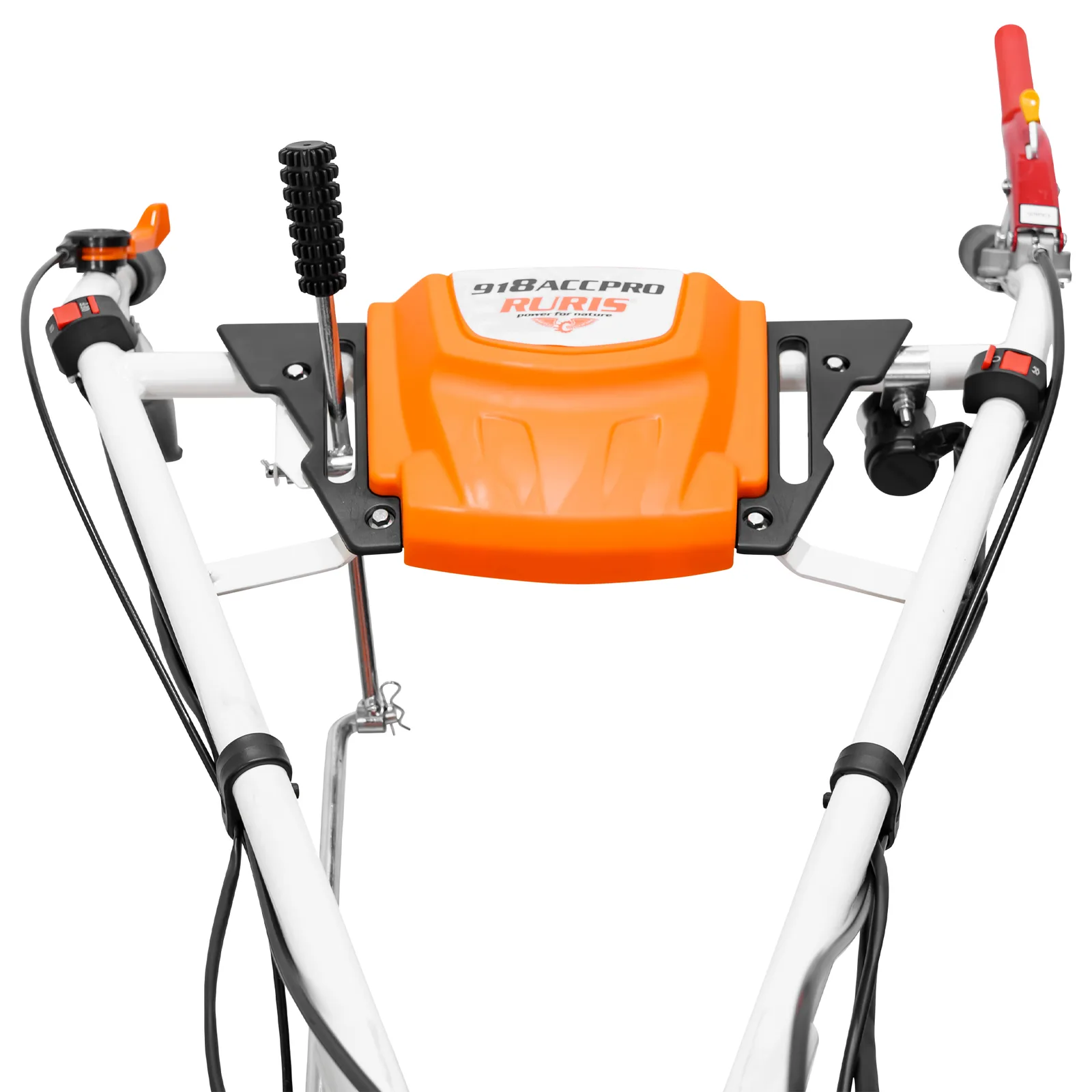 Motosapatoare RURIS 918acc pro+ roti cauciuc 6.00-12+rarita+plug reversibil rev2+roti metalice 500