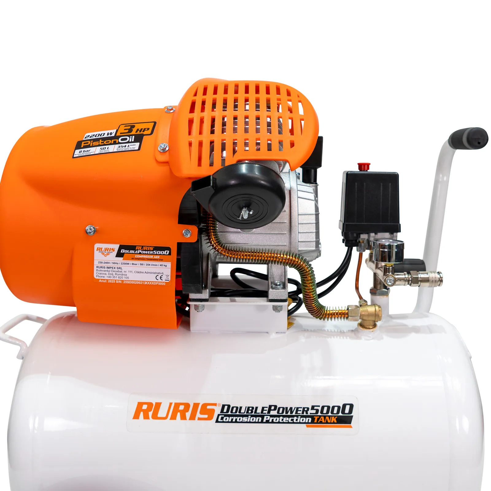 Compresor RURIS double power 5000