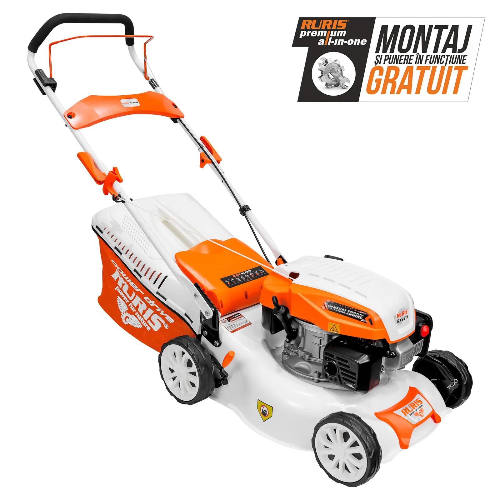 Masina de tuns gazon RURIS rx221s
