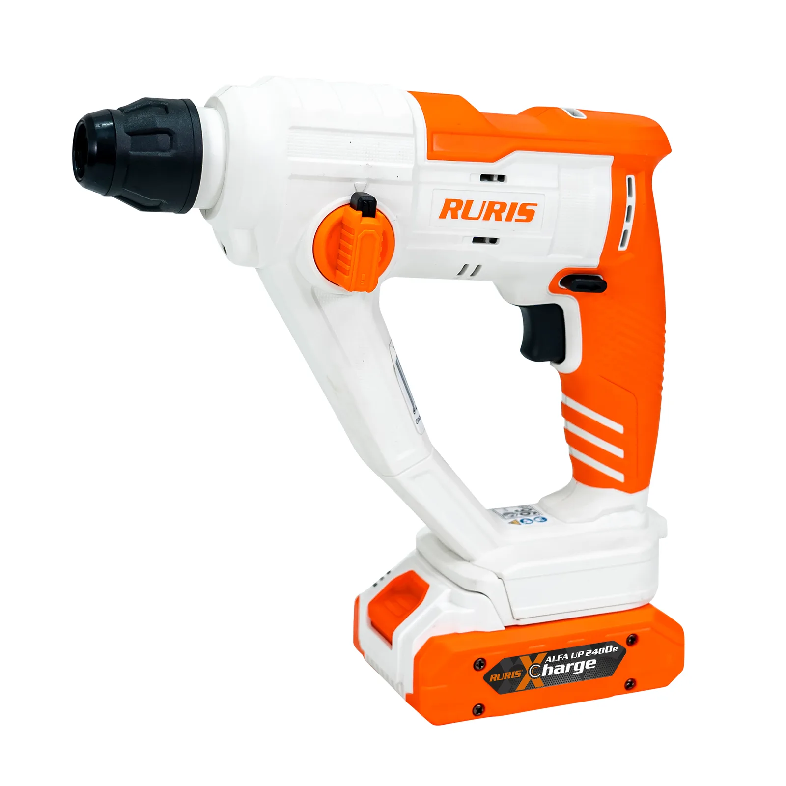 Ciocan rotopercutor pe acumulator RURIS RMX1210 Power Alfa Up, SDS Plus, include acumulator 2400e X-Charge