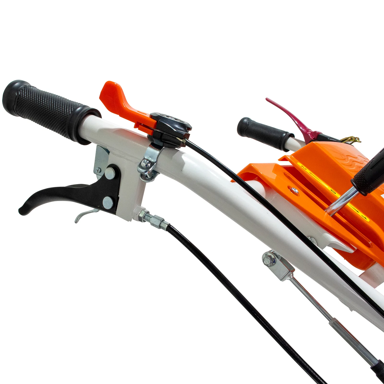 Motosapatoare RURIS 731acc1 + roti cauciuc 5.00-8+rarita+plug+adaptor+dispozitiv scos cartofi+roti metalice 400 fara manicot+cultivator