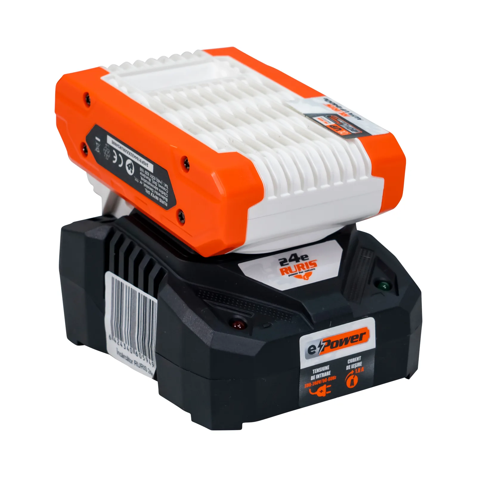 Kit acumulator+incarcator RURIS alfa up 2424e