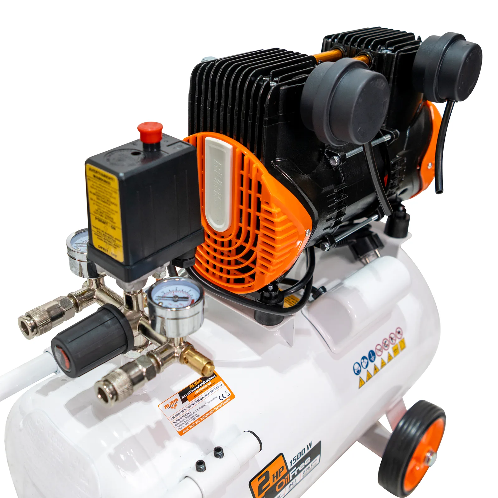 Compresor RURIS silent power 2400 oil free