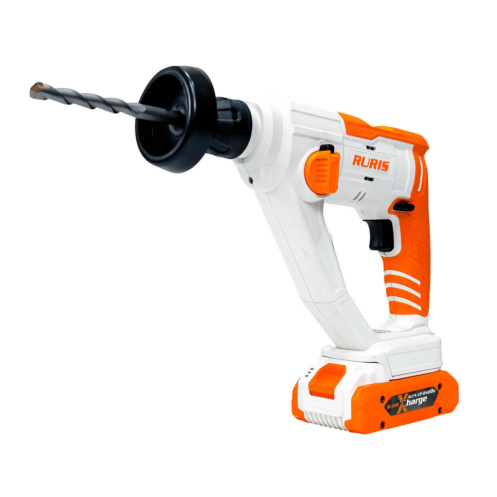 Ciocan rotopercutor pe acumulator RURIS RMX1210 Power Alfa Up, SDS Plus, include acumulator 2400e X-Charge