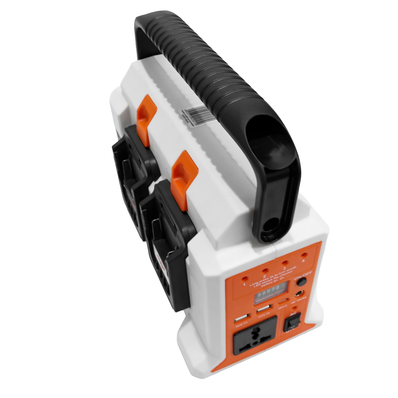 Invertor portabil pe acumulator RURIS 30024e, putere nominala 300W, 4 porturi acumulatori, port USB-C 18W, fara acumulatori in setul de livrare