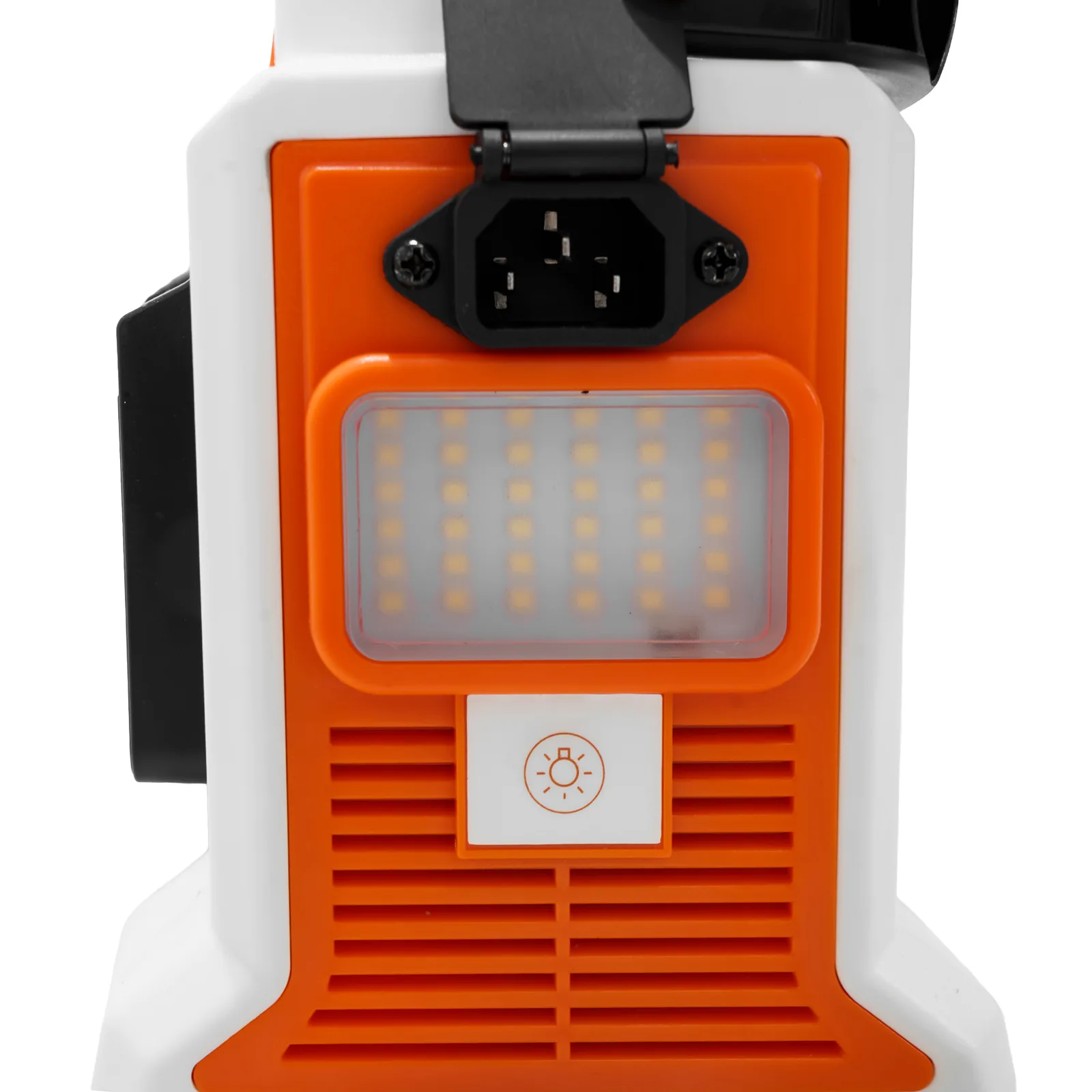 Invertor portabil pe acumulator RURIS 30024e, putere nominala 300W, 4 porturi acumulatori, port USB-C 18W, include 4 acumulatori 2400e X-Charge