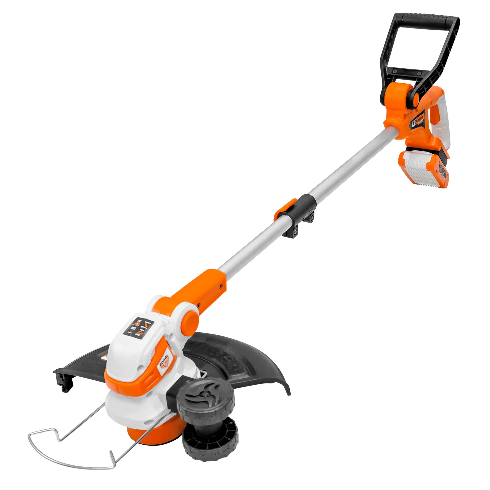 Trimmer pe acumulator RURIS 2024e, 20V, 4Ah, diametru taiere 300mm, diametru fir 1.6mm, fara acumulator si incarcator in setul de livrare