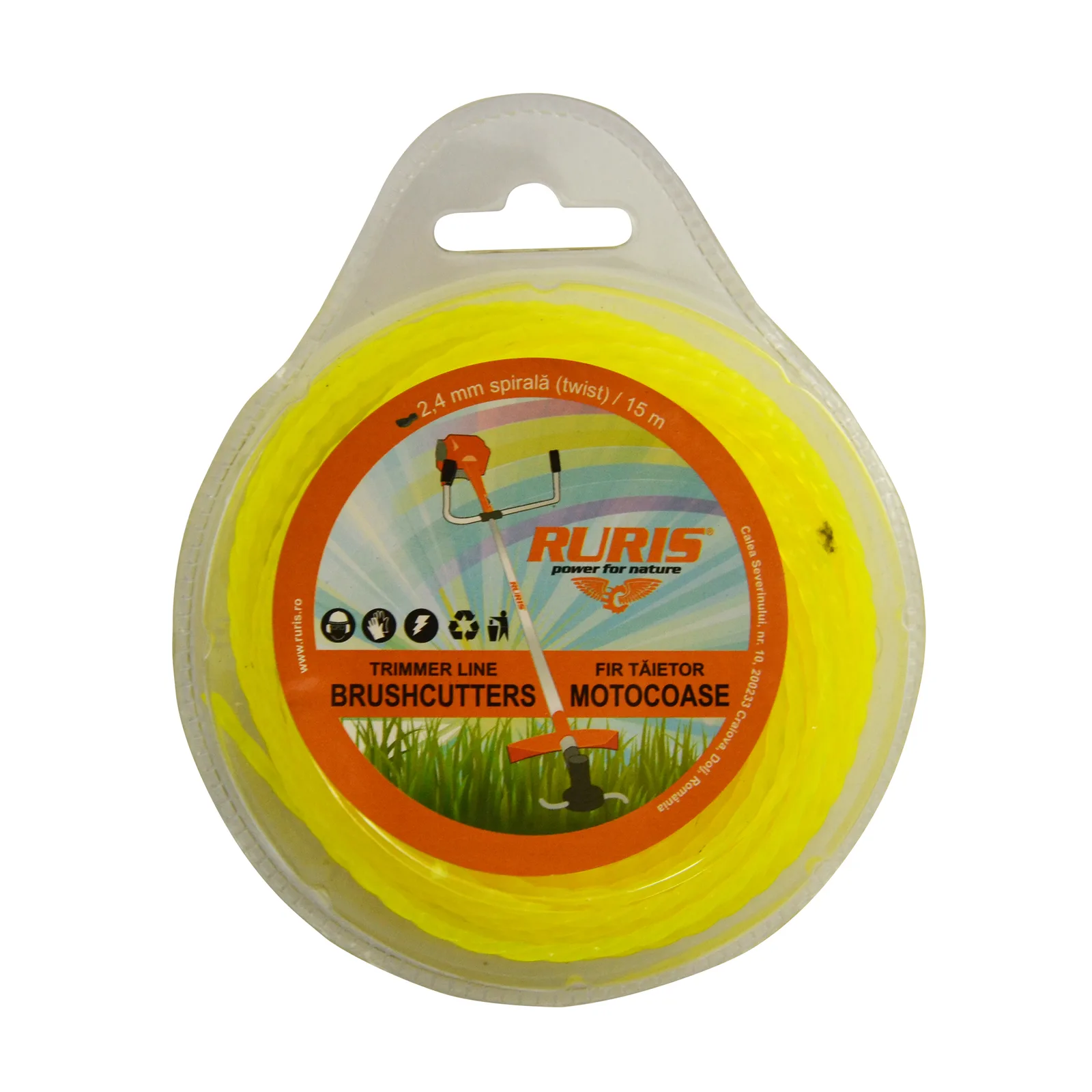 Fir trimmer 2.4mm {spirala} 15m