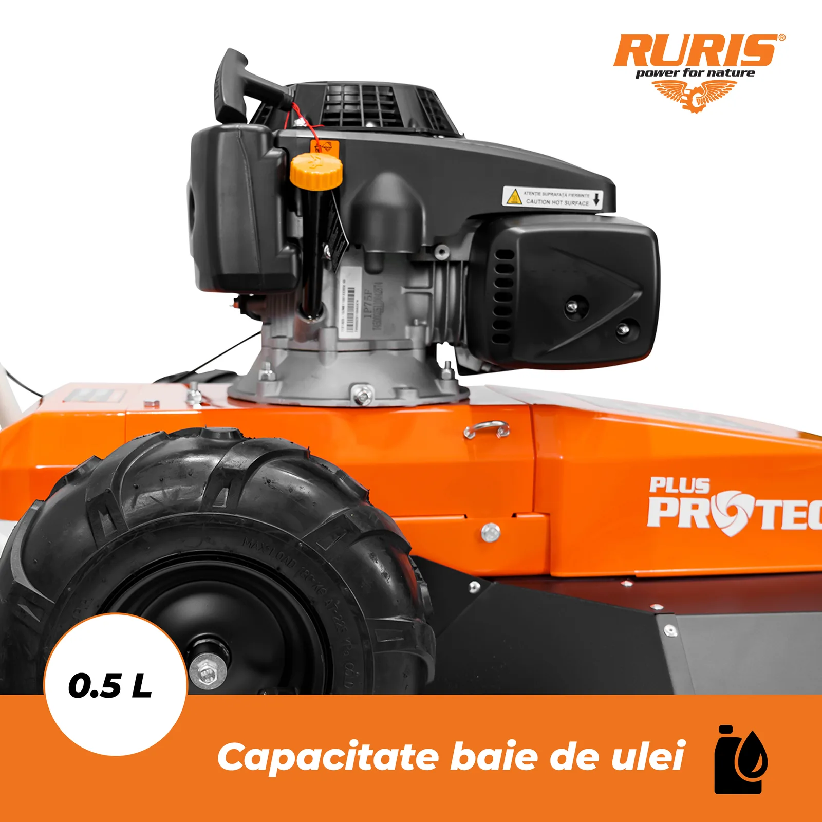 Motocositoare profesionala cu functie de mulcire RURIS 999k
