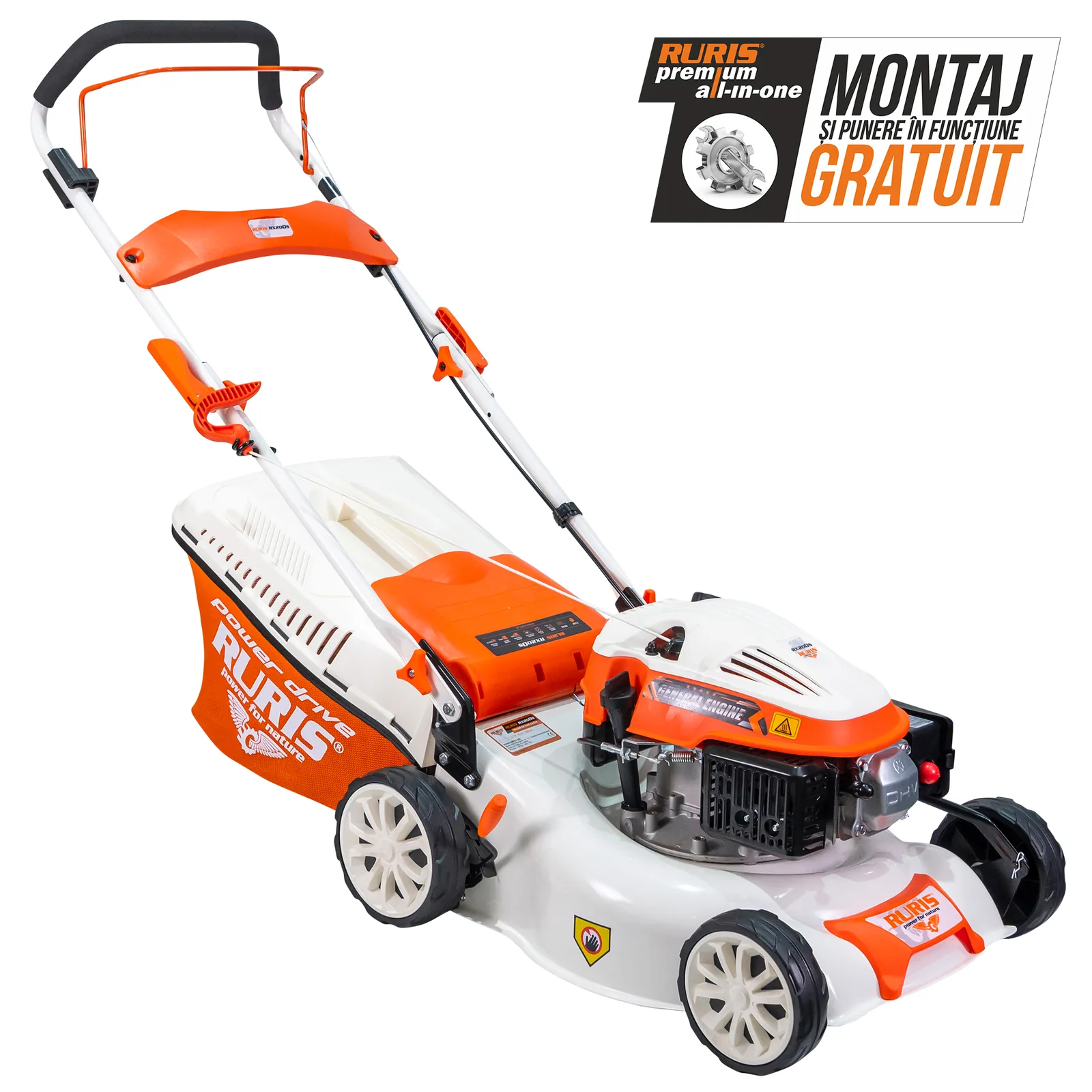 Masina de tuns gazon RURIS rx200s