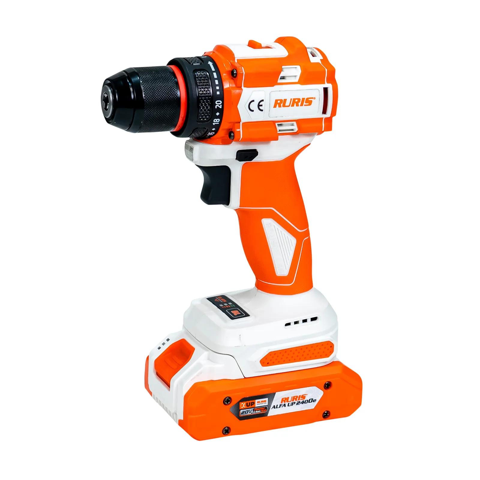 Masina de gaurit/insurubat pe acumulator RURIS RMX1260 Power Alfa Up, cuplu 60Nm, include acumulator si incarcator