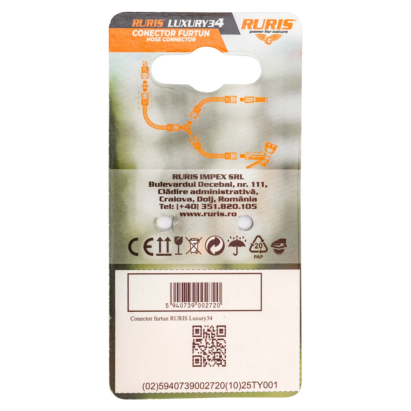 Conector furtun RURIS Luxury34