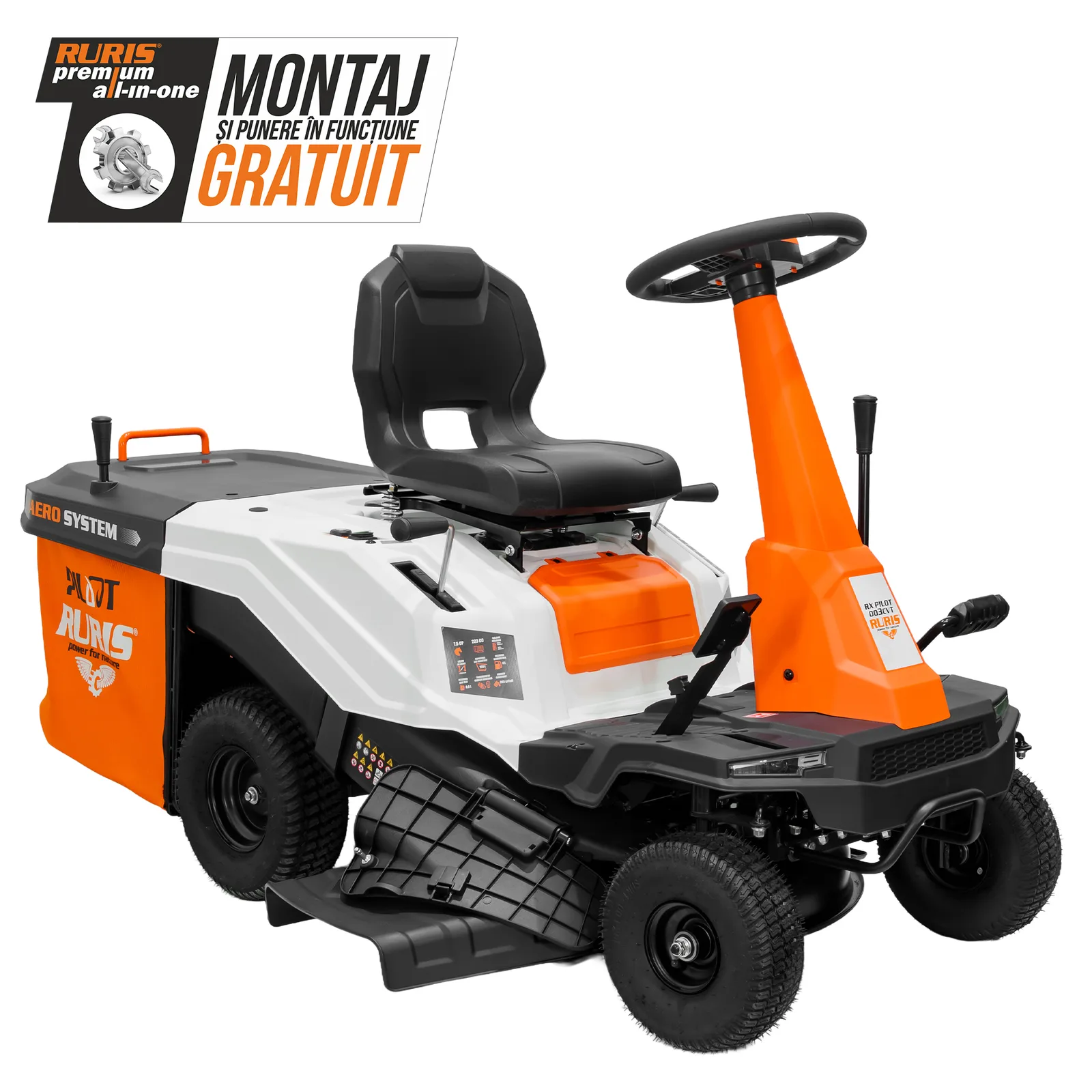 Tractor de tuns gazon RURIS rx pilot 003CVT