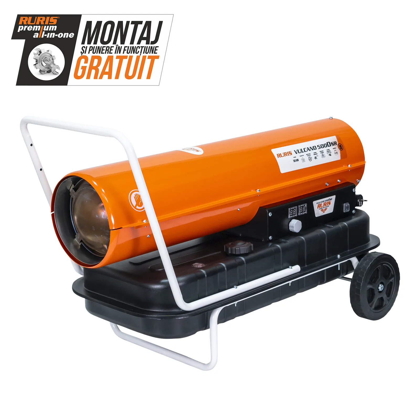 Tun de aer cald cu ardere directa RURIS vulcano 5000sr