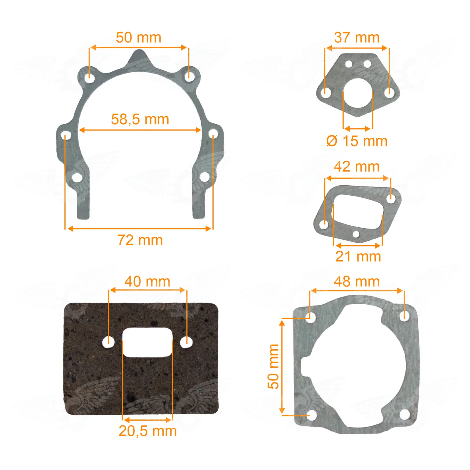 Kit garnituri motocoasa 43cc-52cc