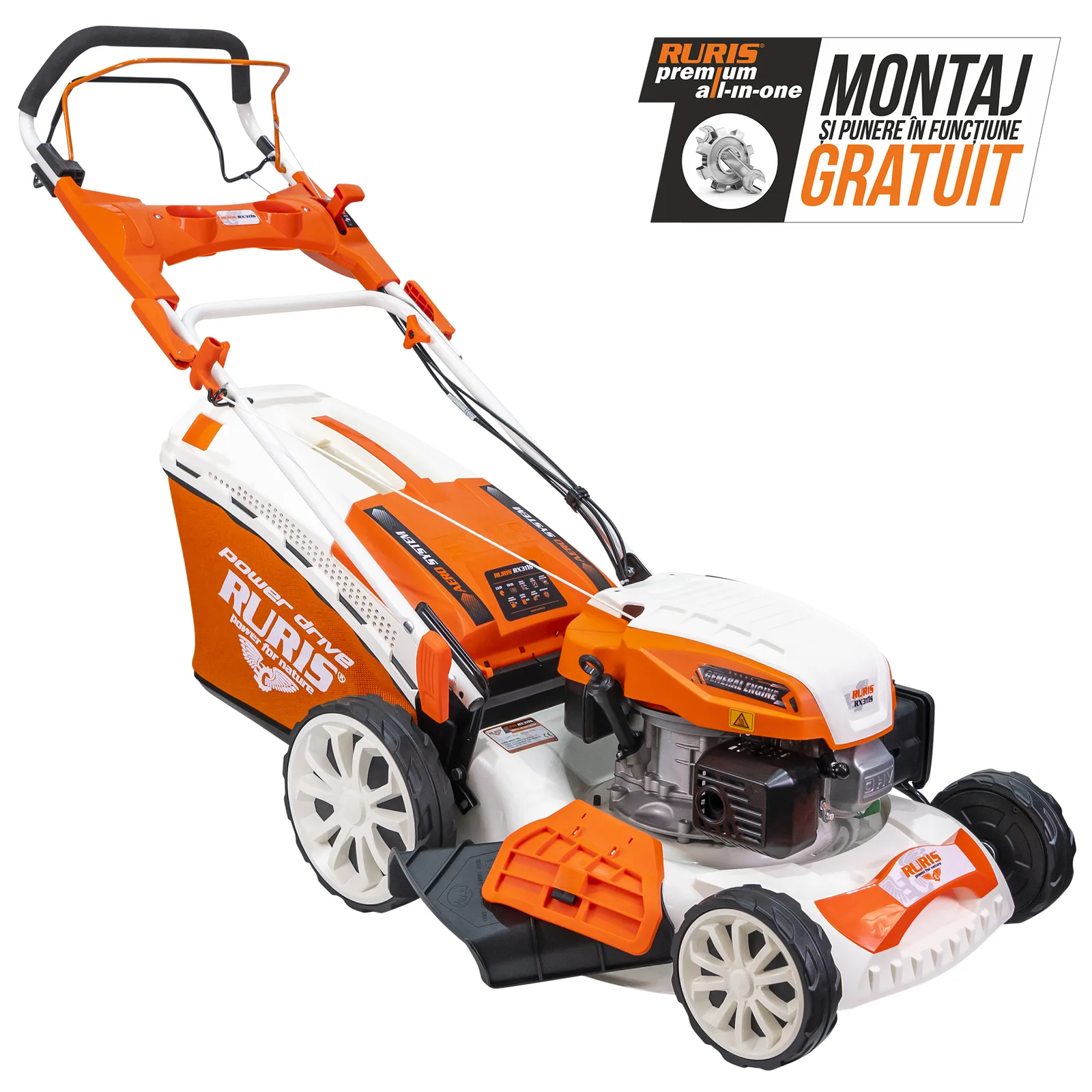 Masina de tuns gazon RURIS rx311s